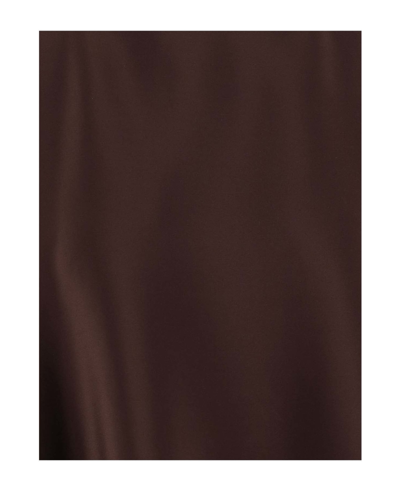 Stephan Janson Asymmetrical Silk Top - Brown