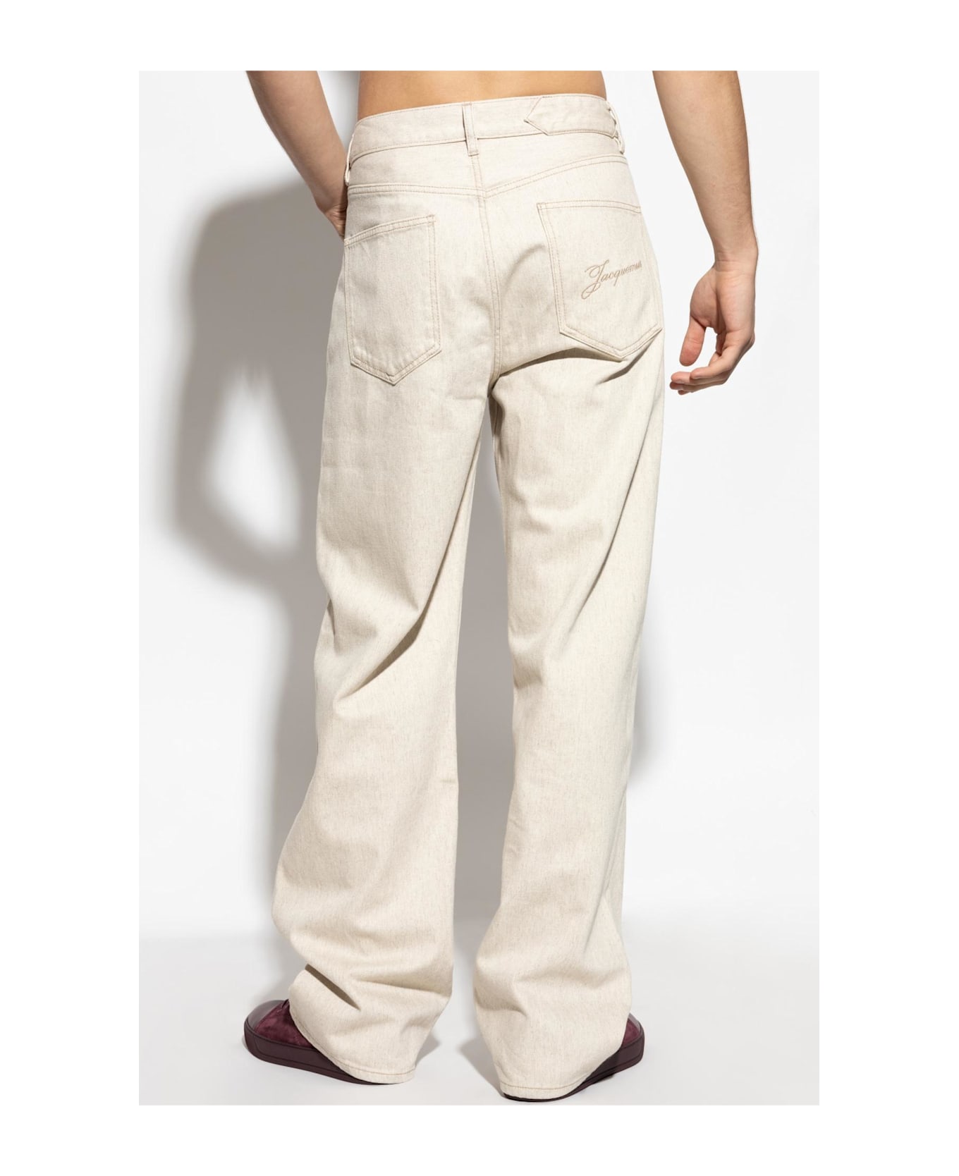 Jacquemus 
droit
 Straight Jeans - NEUTRALS