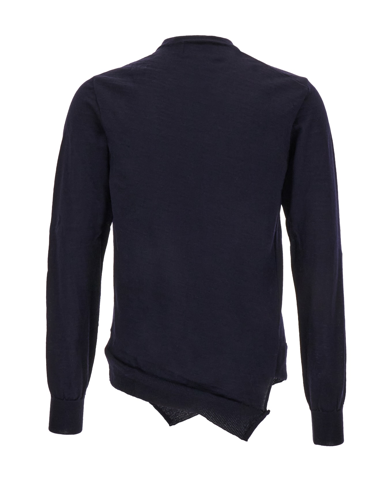 Comme des Garçons Shirt Midnight Blue Wool Sweater - 2 フリース