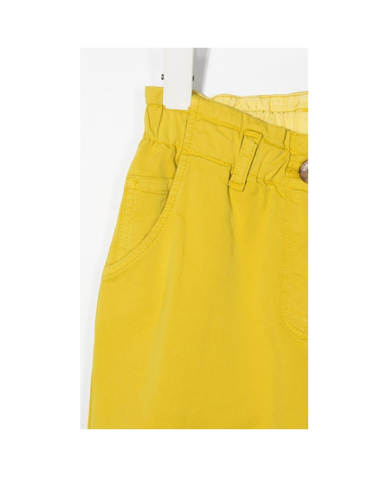Bonpoint Kids Yellow Mom-style Sonie Trousers - Giallo