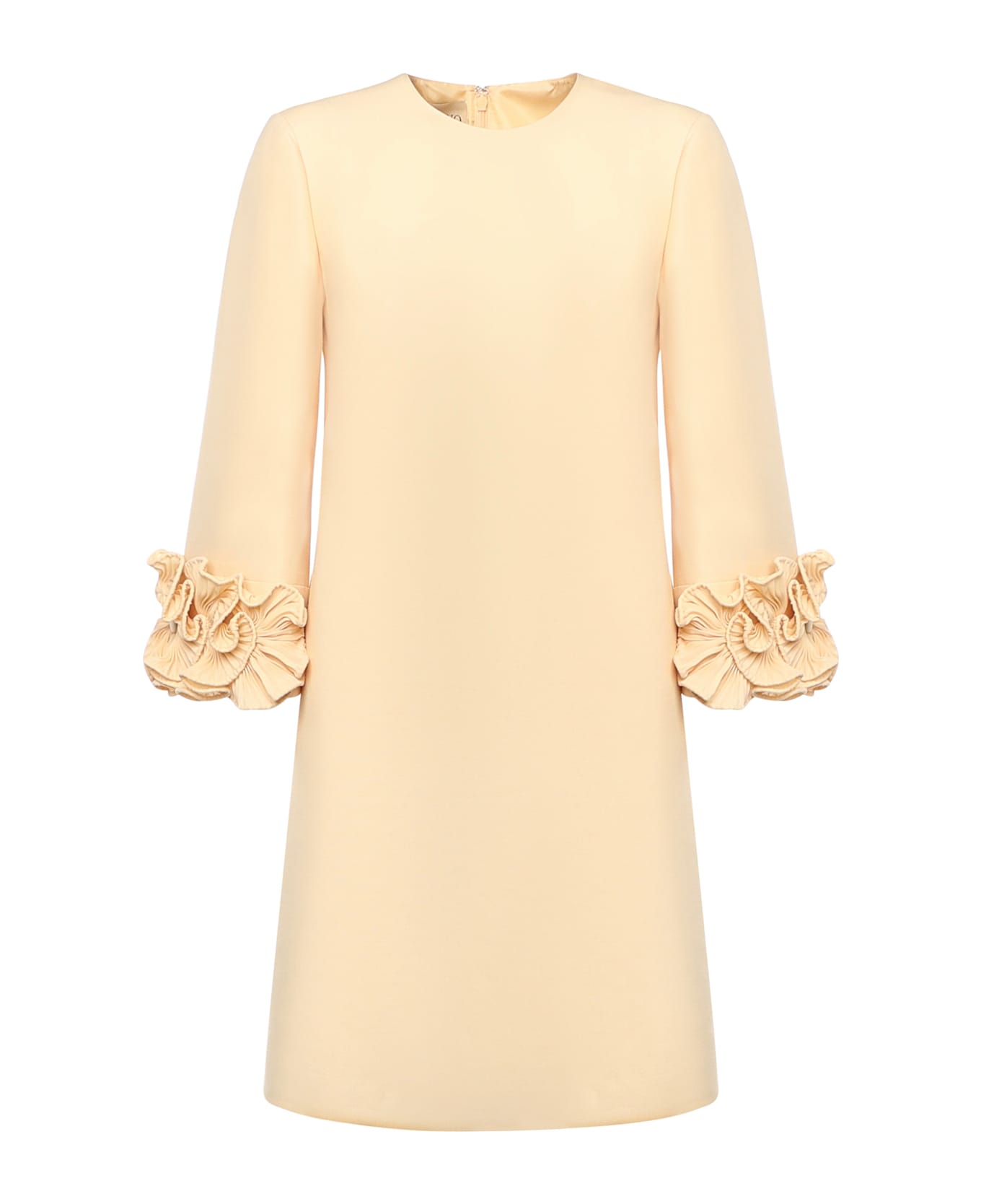 Valentino Garavani Short Crepe Couture Dress - BETULLA