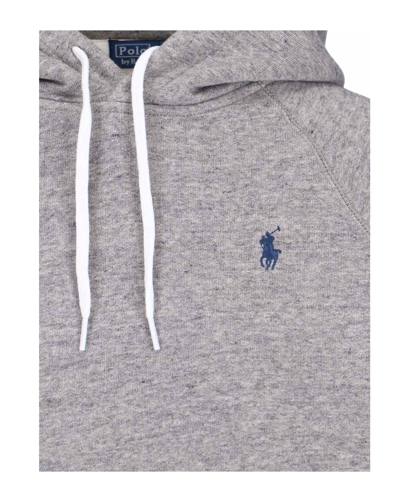 Ralph Lauren Logo Hoodie - GREY