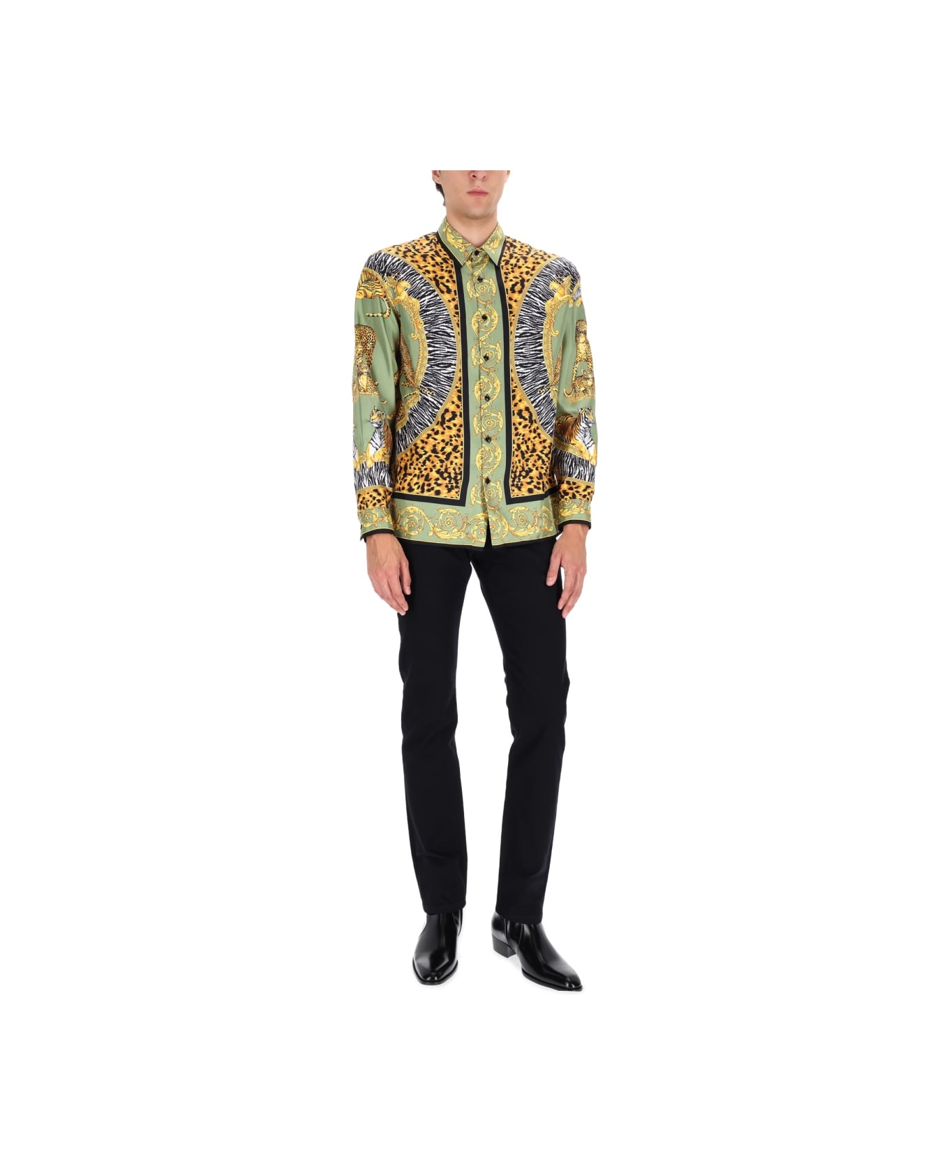 Versace "wild Cats" Shirt - MULTICOLOUR