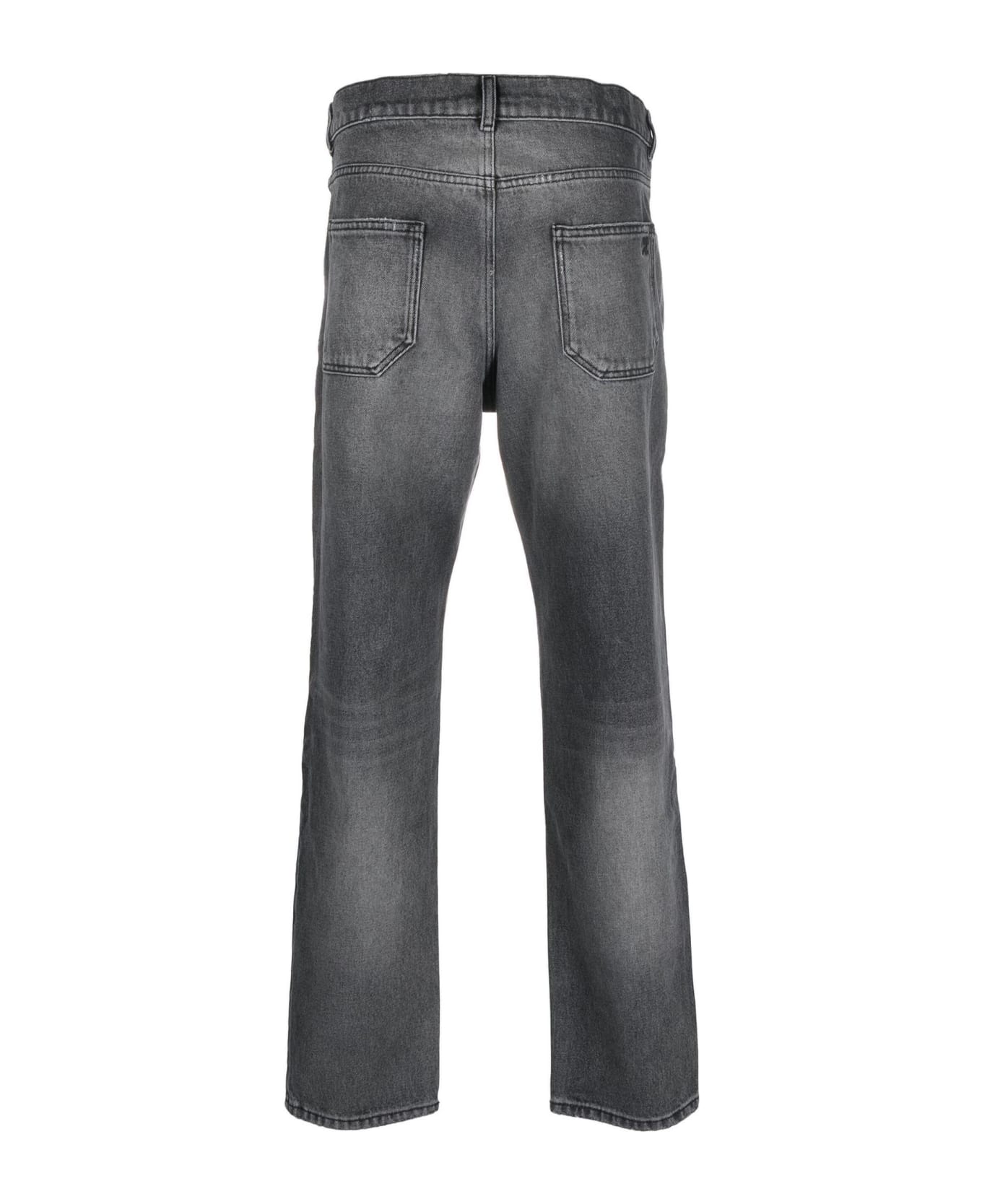 Courrèges Grey Cotton Jeans - Grigio