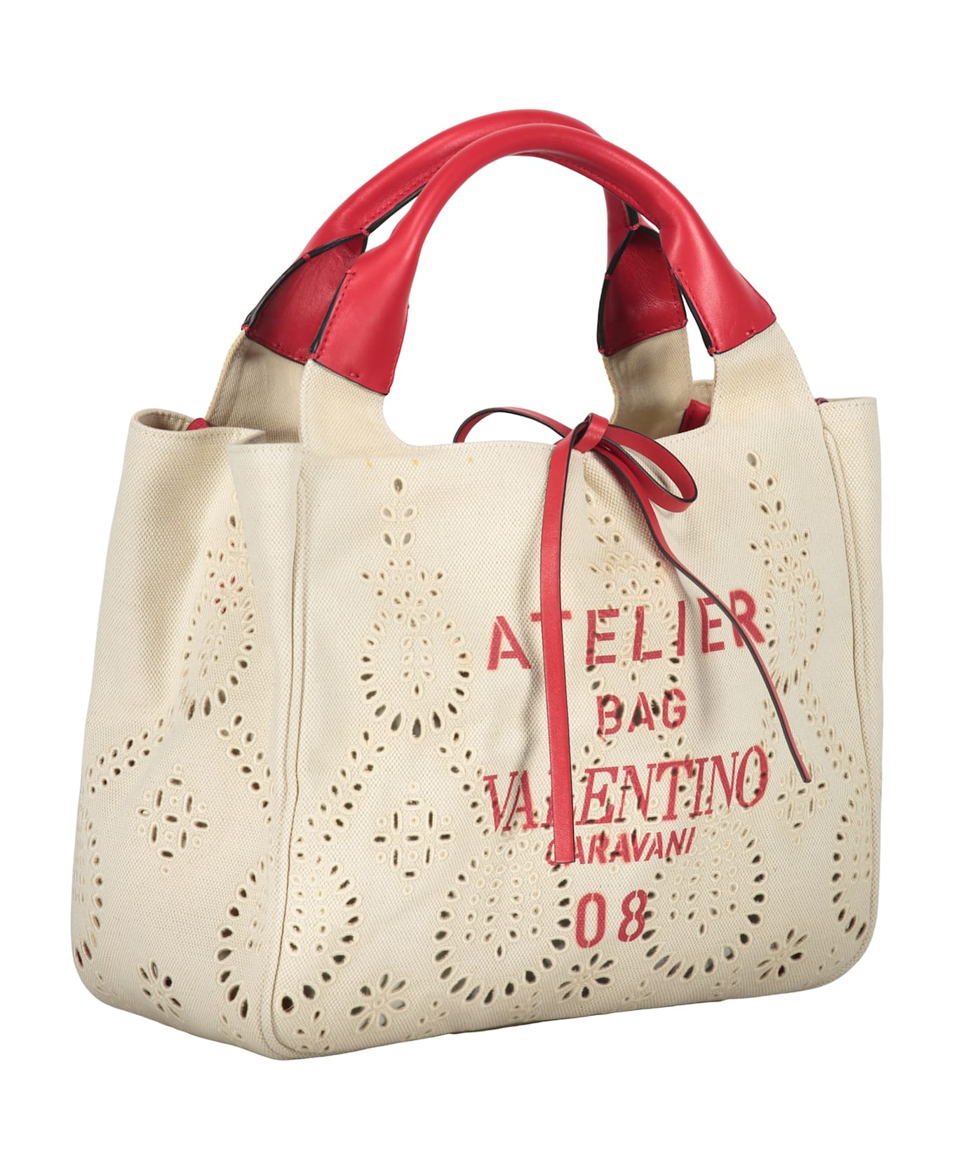 Valentino Garavani Canvas Tote Bag - Ivory