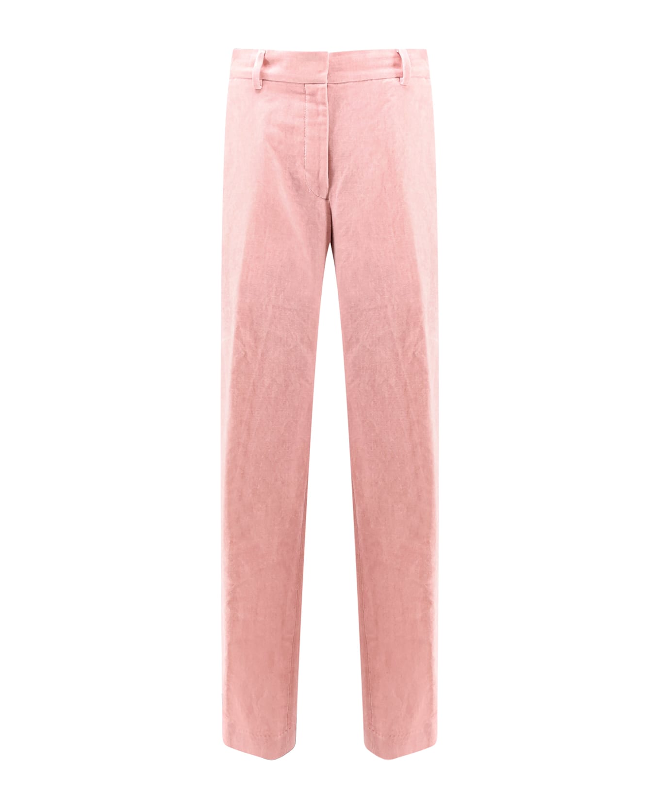 Dries Van Noten Pink Velvet Pixy Palazzo Pant - Pink