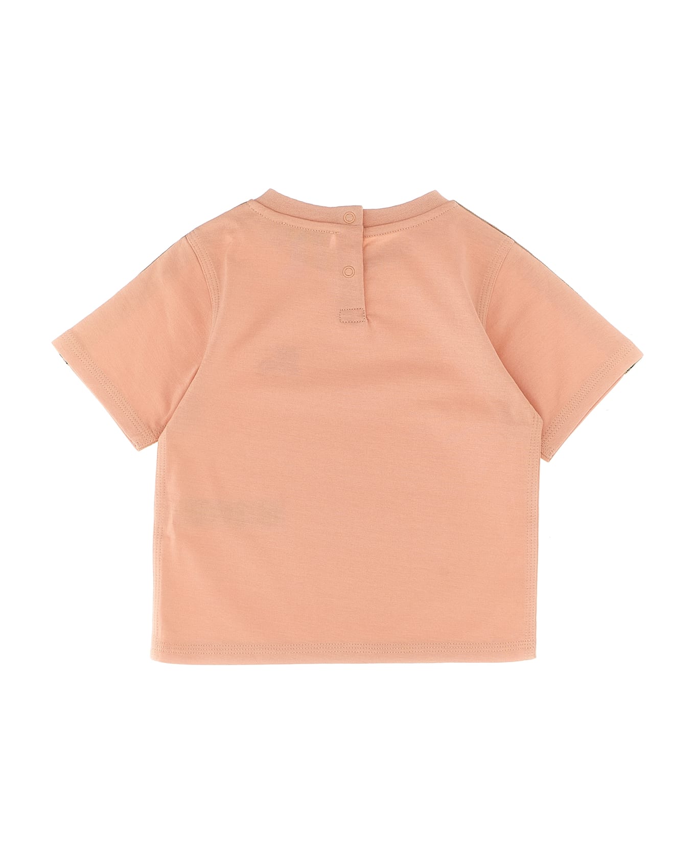 Burberry 
cedar Check Tape
 T-shirt - Pink