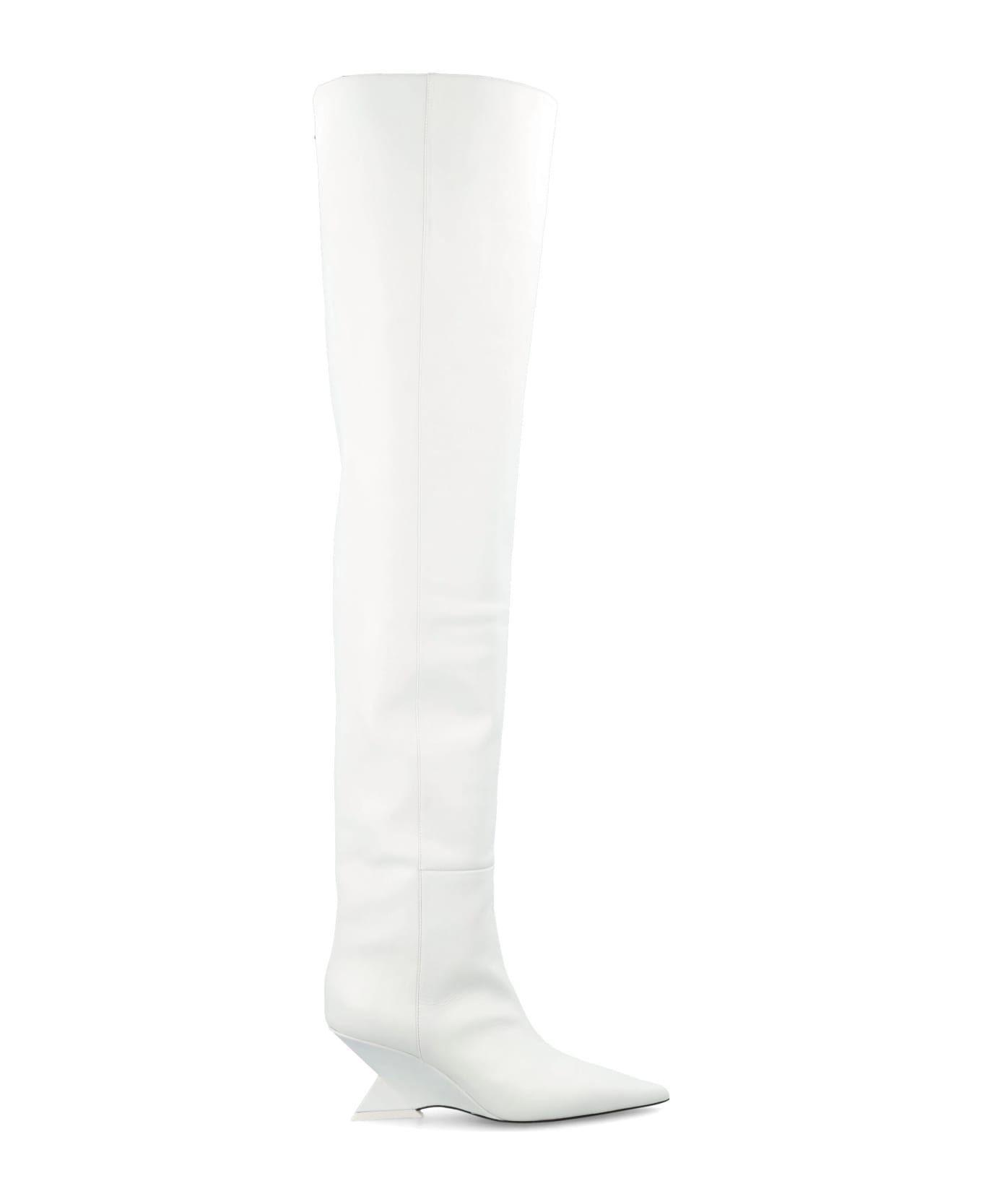 The Attico Cheope Over-knee Boot 60 - WHITE