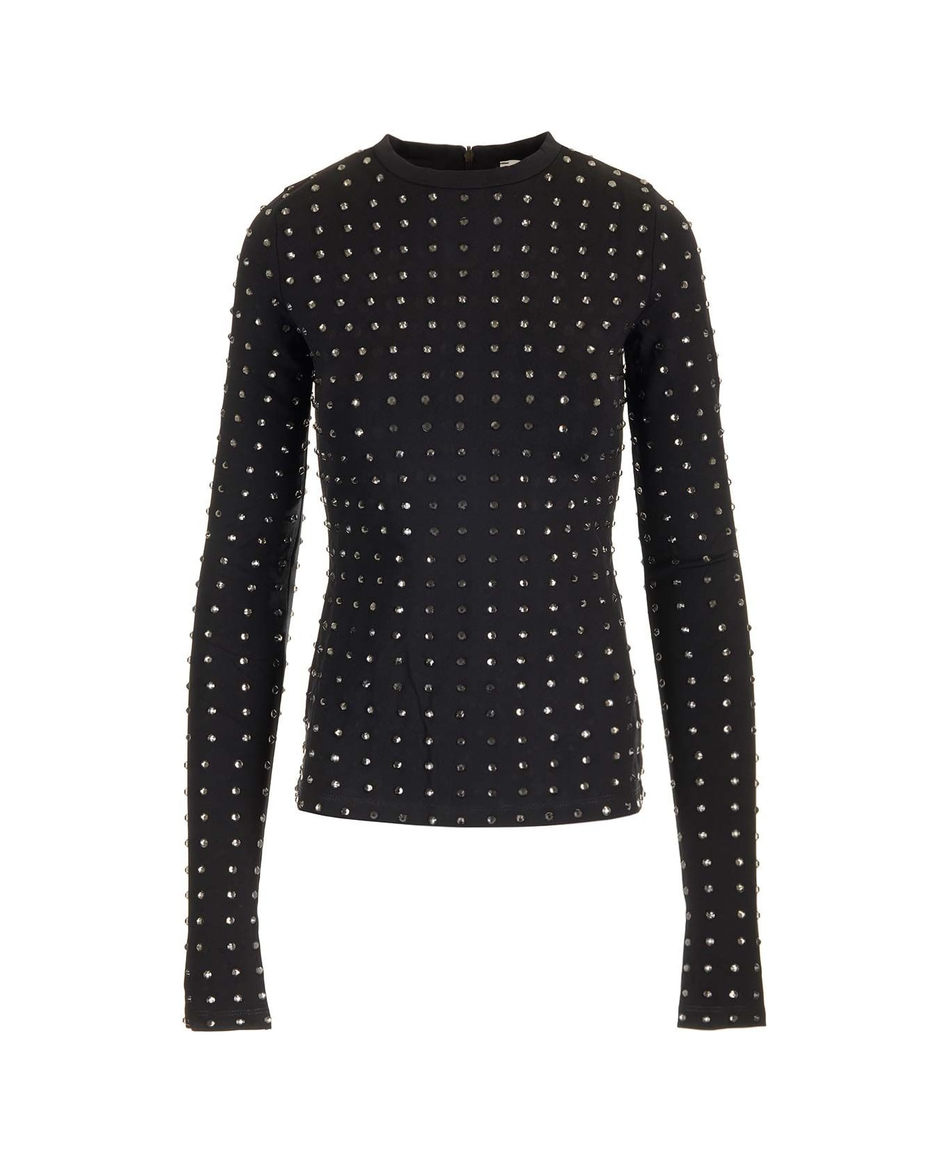 SportMax 
negus
 Long Sleeve T-shirt - BLACK