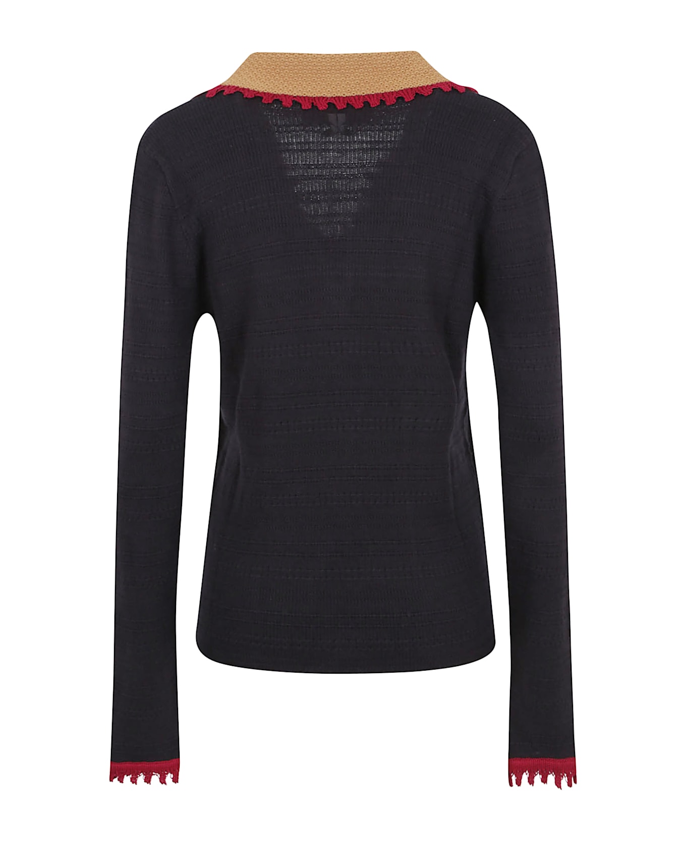 La DoubleJ Picket Polo Jumper - Solid
