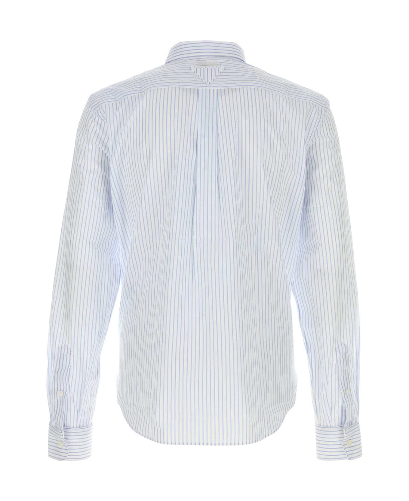 Tシャツ・カットソー PRADA FW25 Embroidered poplin shirt (UCN625SBOO16F0 F0V5N) Prada Embroidered Poplin Shirt | Saks Fifth Avenue