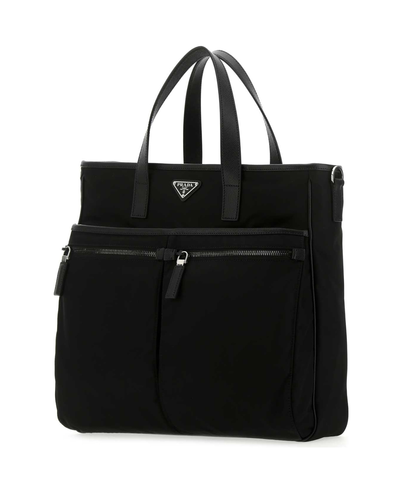 Prada Black Nylon Handbag - F0002