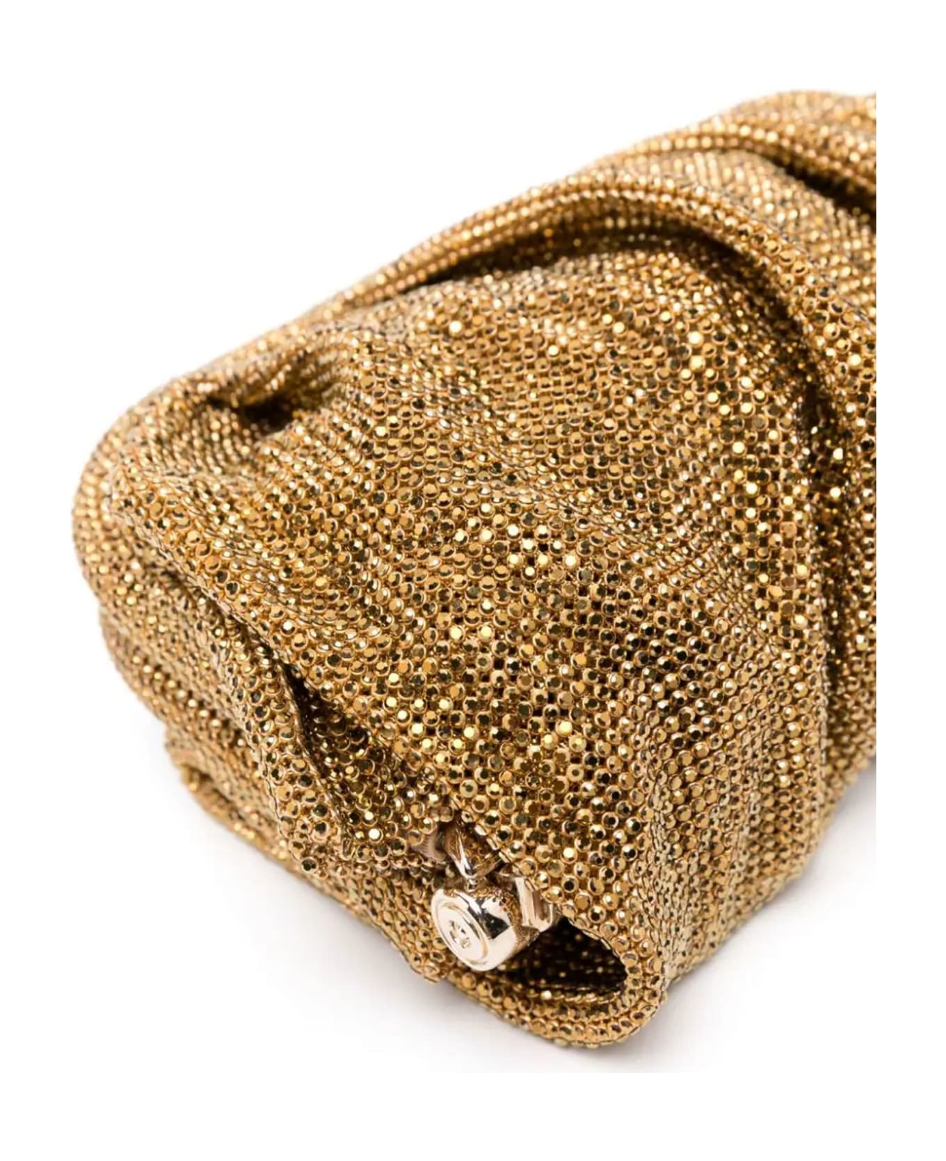 Benedetta Bruzziches Gold-tone Venus Petite Crystal Clutch Bag - Golden