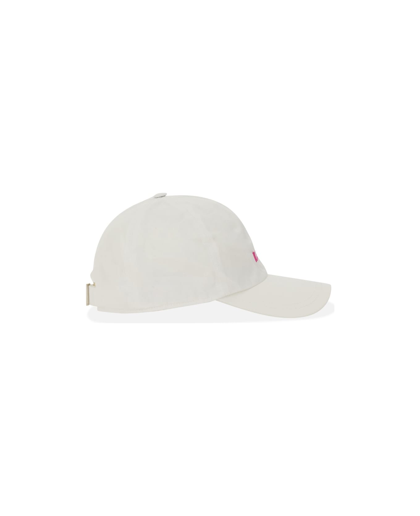 MSGM Baseball Hat With Logo - WHITE