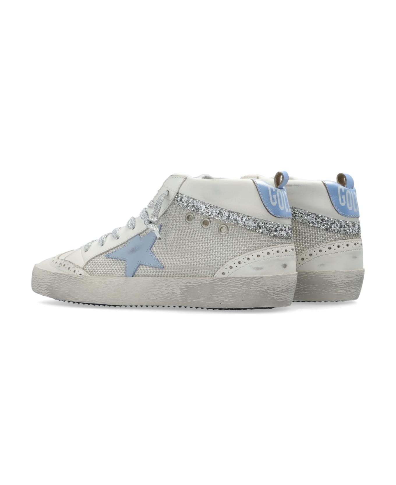 Golden Goose 'mid Star Classic' High-top Sneakers - White スニーカー