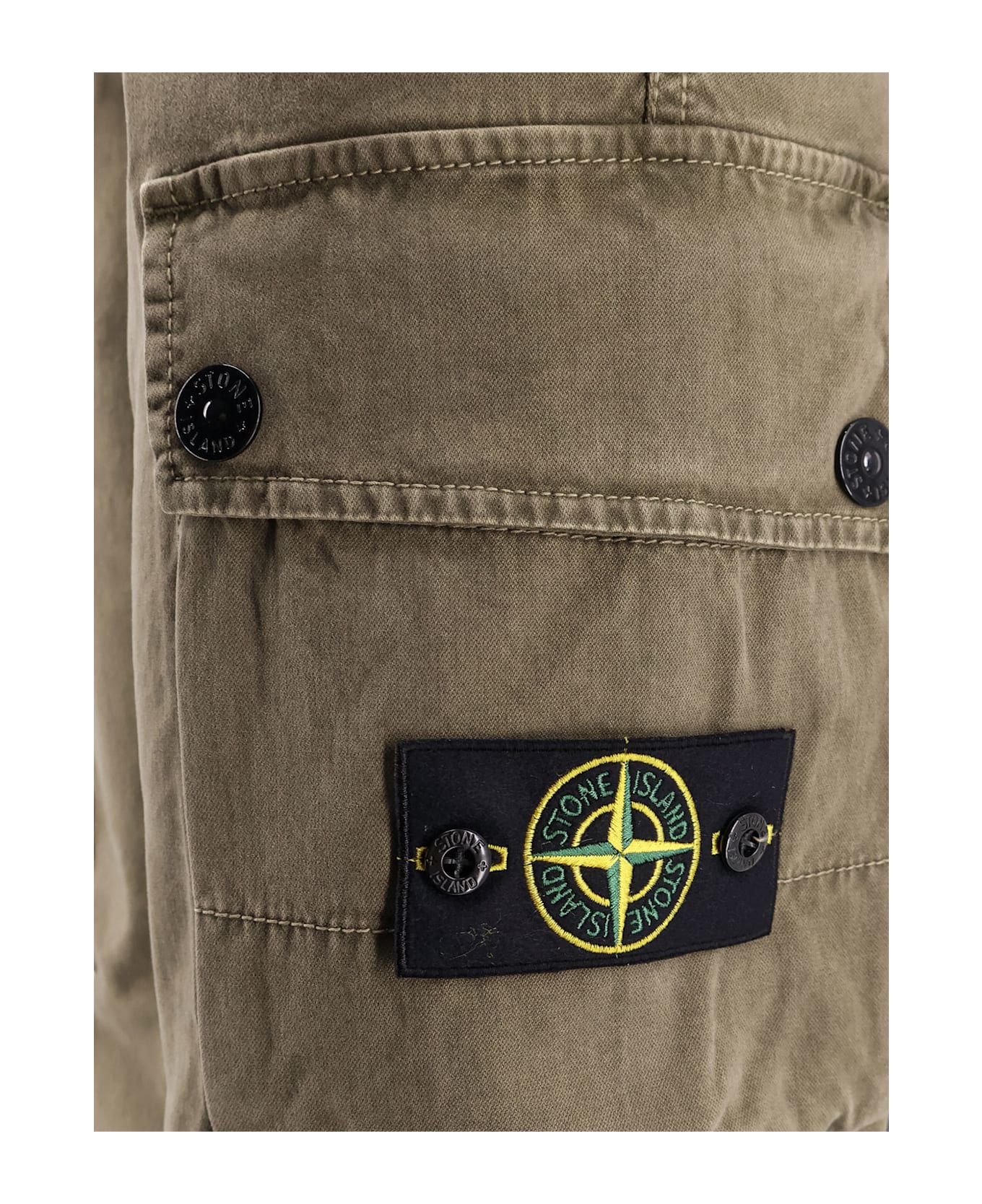 Stone Island Organic Cotton Trousers - MULTICOLOUR