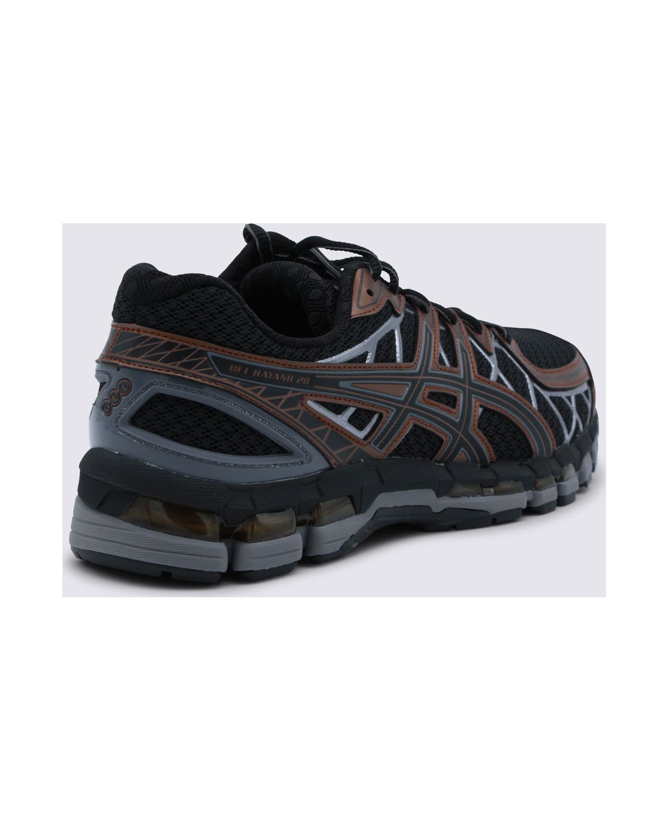Asics Brown And Black Gel-kayano 20 Sneakers - BLACK/REDDISH BROWN