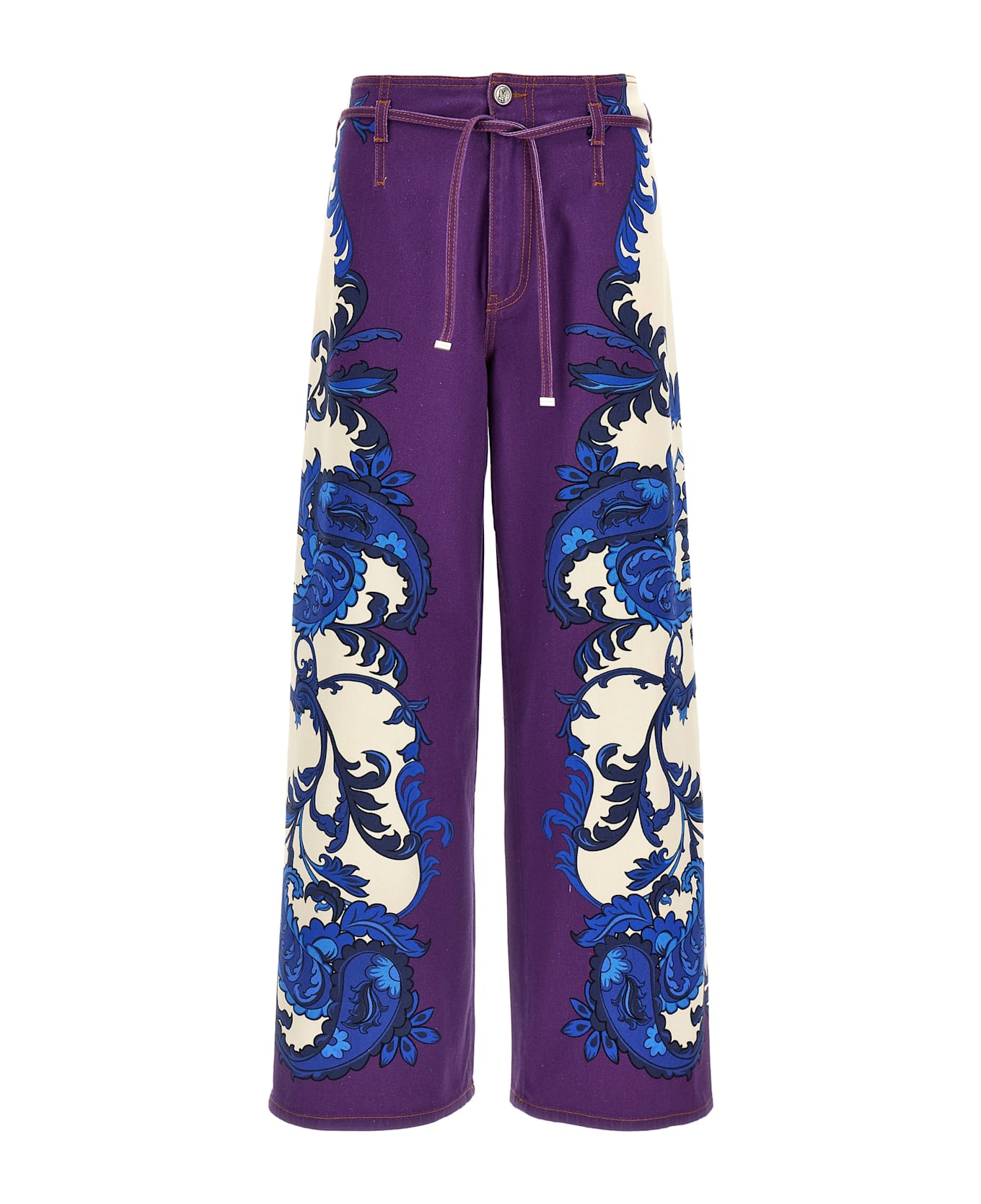 Etro High-waisted Denim Jeans - Purple