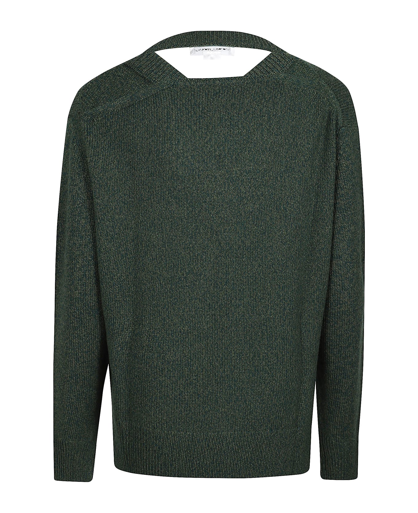 Victoria Beckham Convertible V-neck Sweater - Green