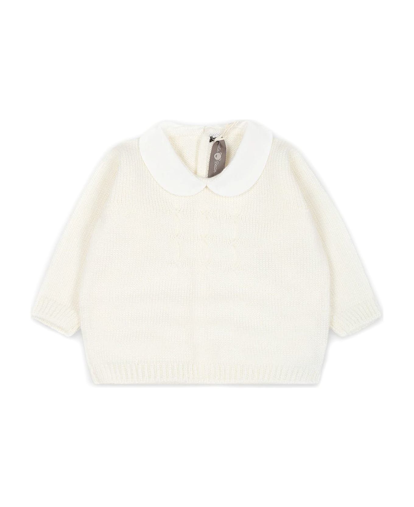 Little Bear Sweaters White - White ニットウェア＆スウェットシャツ