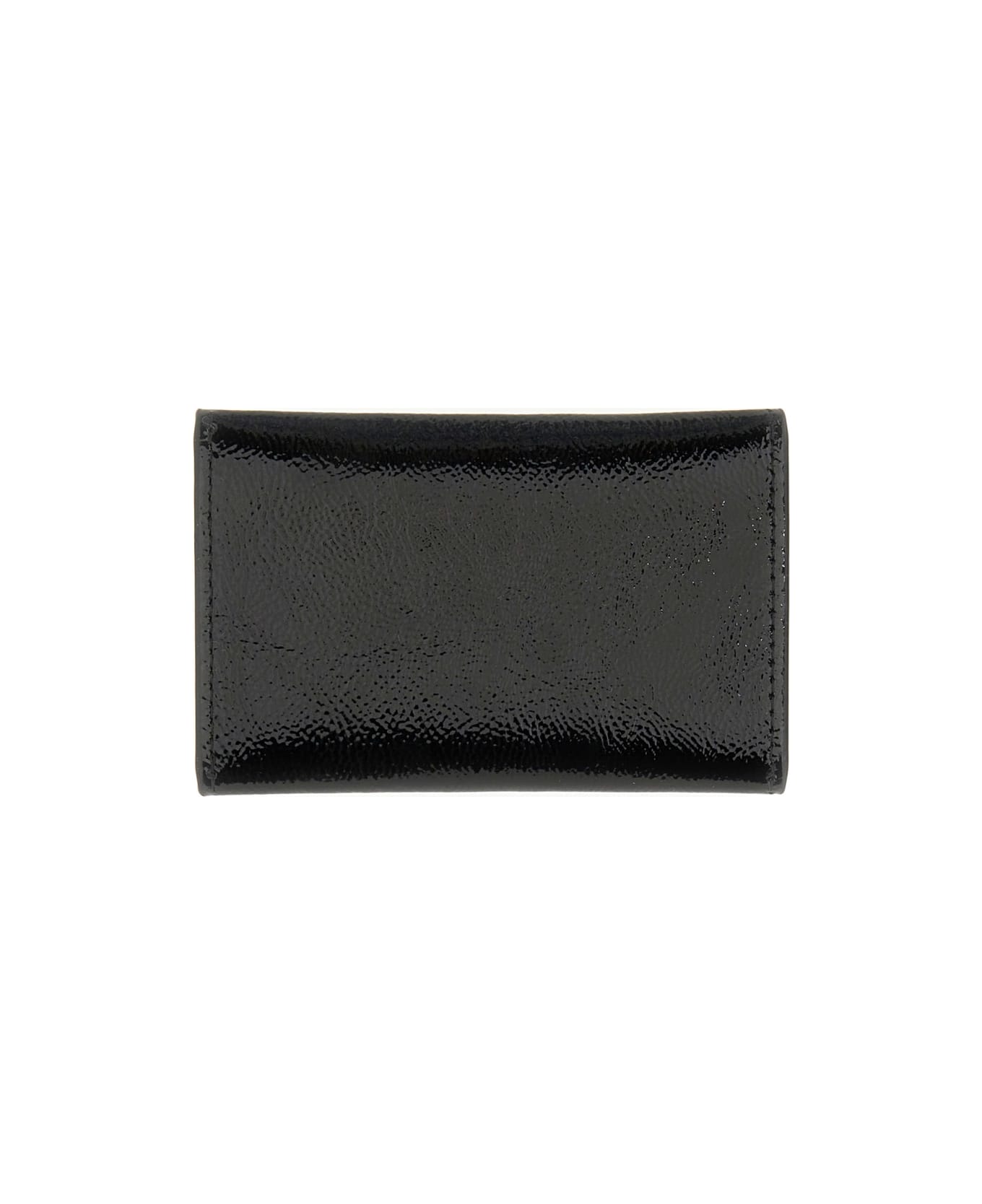 Courrèges Card Holder With Logo - BLACK