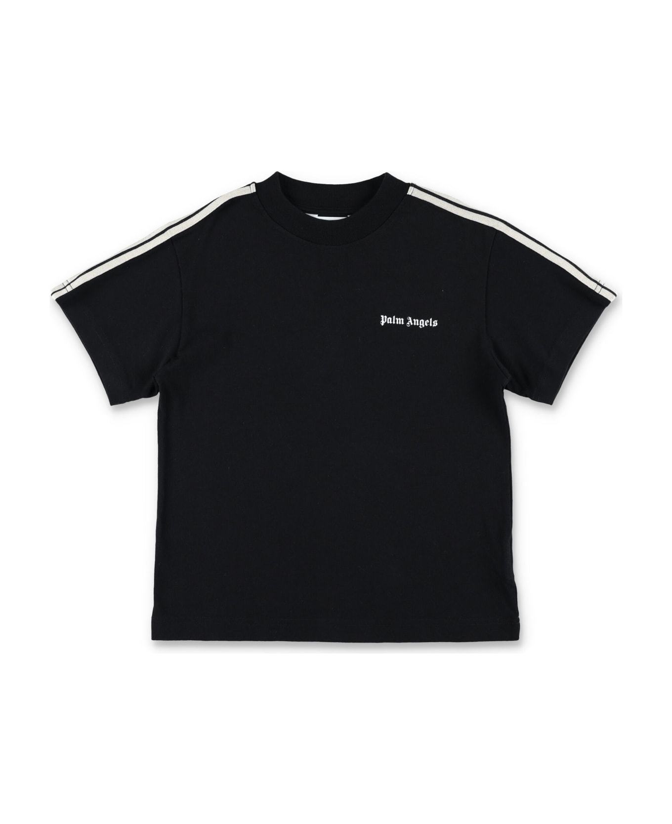 Palm Angels Logo Track T-shirt - BLACK