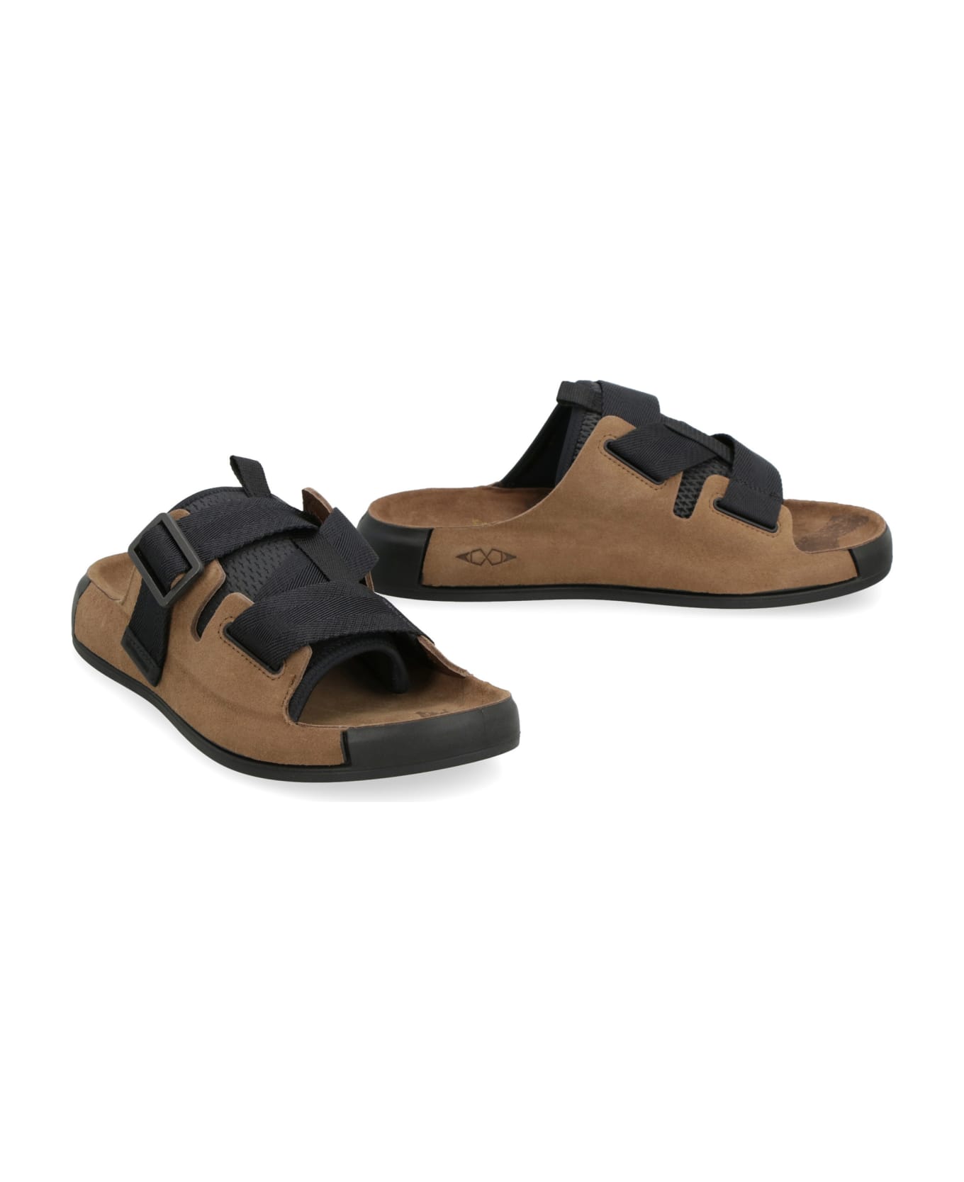 Stone Island Shadow Project Suede Sandals - Beige