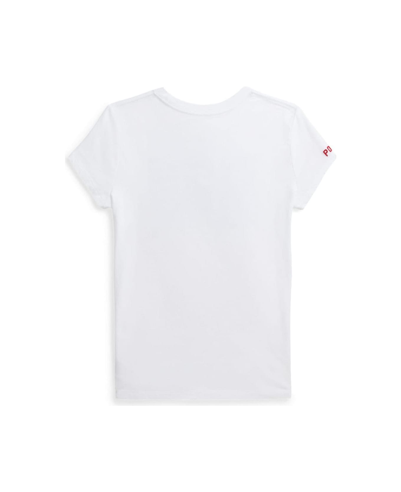 Ralph Lauren White T-shirt Girl - White