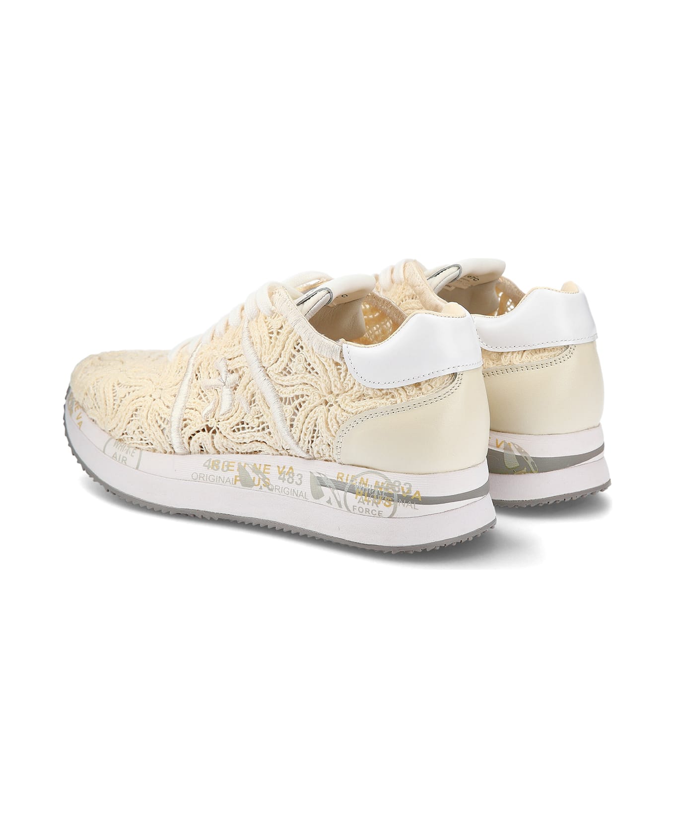 Premiata Conny 6787 Perforated Sneaker - NUDE スニーカー