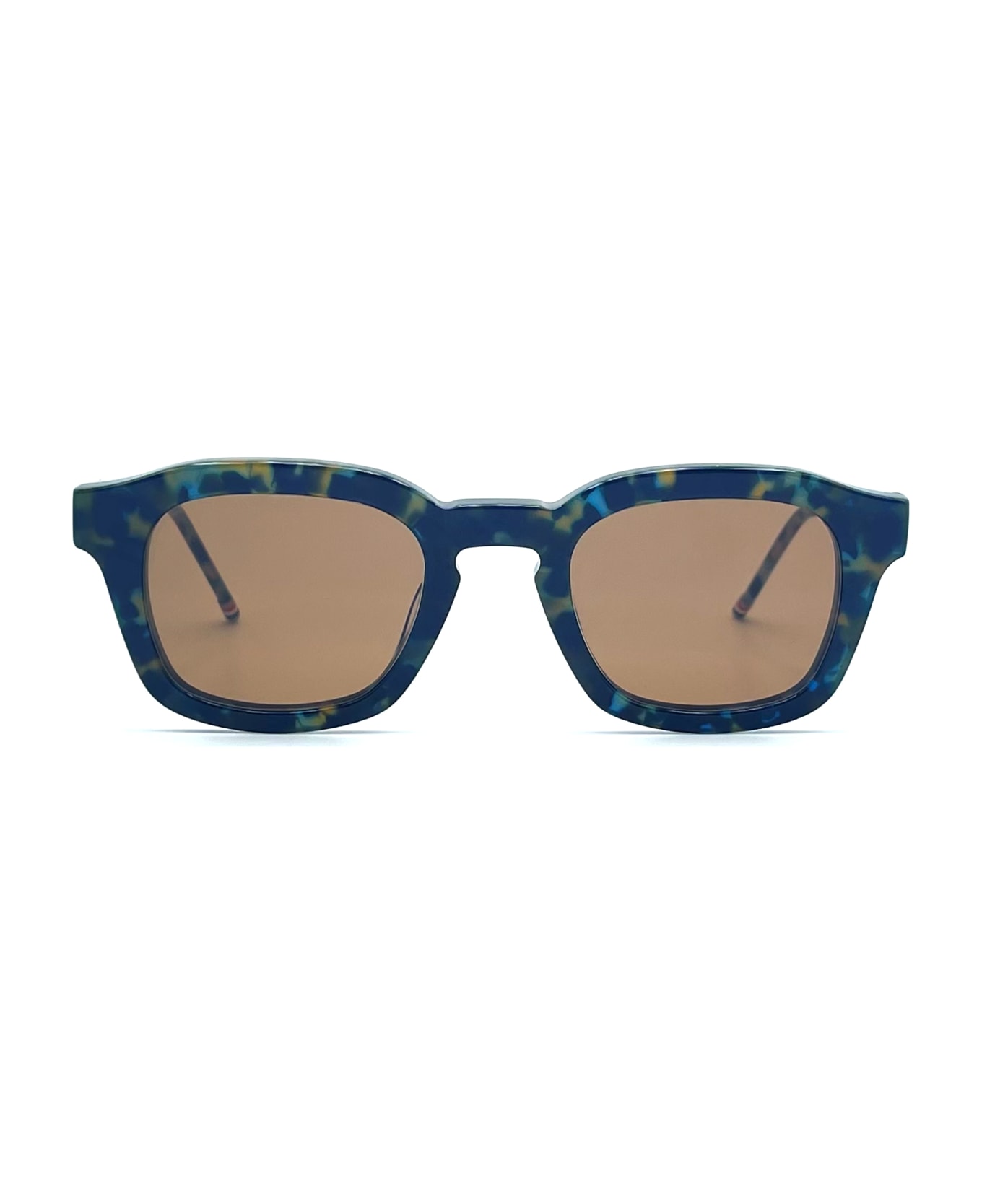 Thom Browne Rectangular - Navy Melange Sunglasses - navy blue