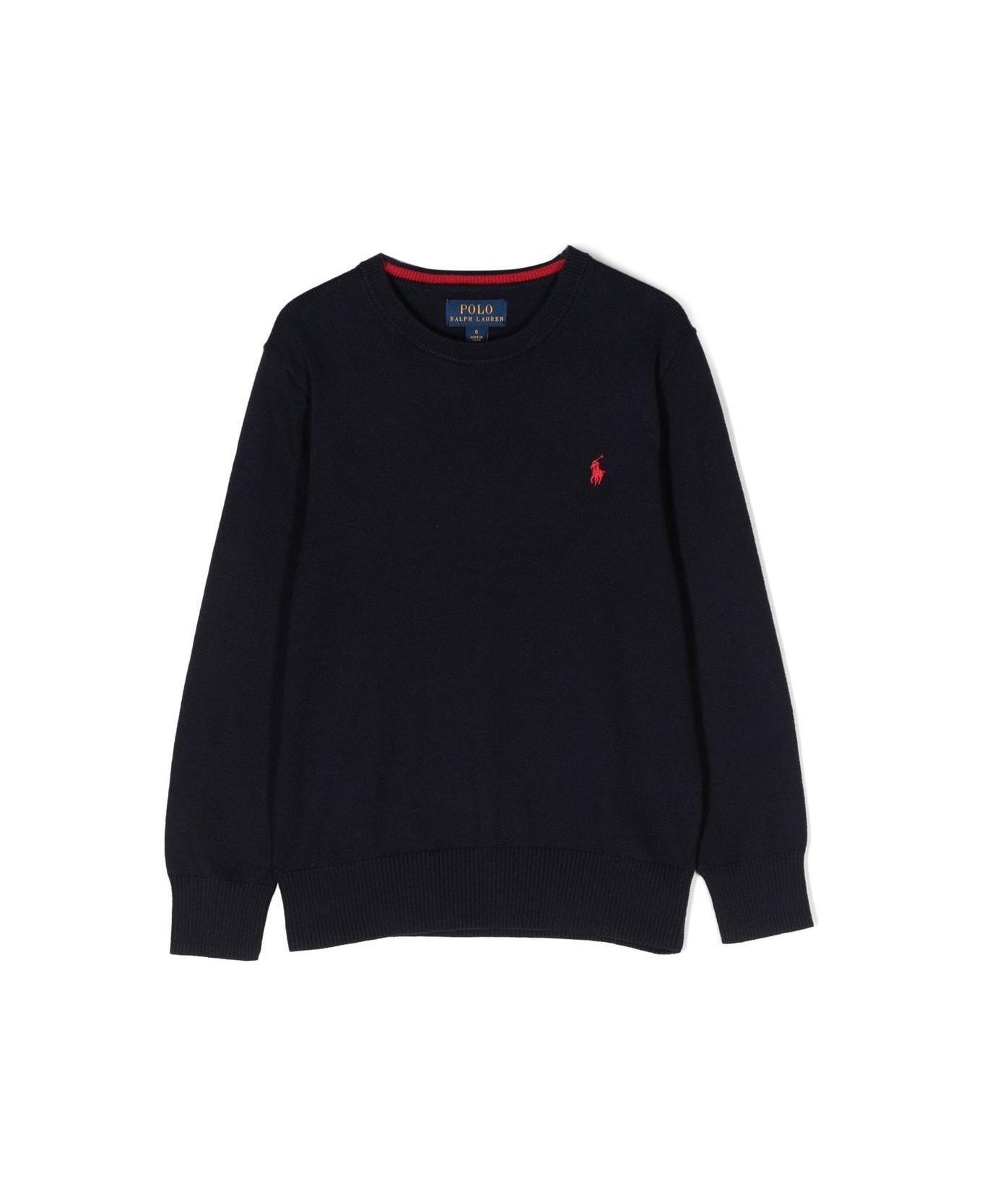 Polo Ralph Lauren Kids Sweatshirt With Embroidery - Blue