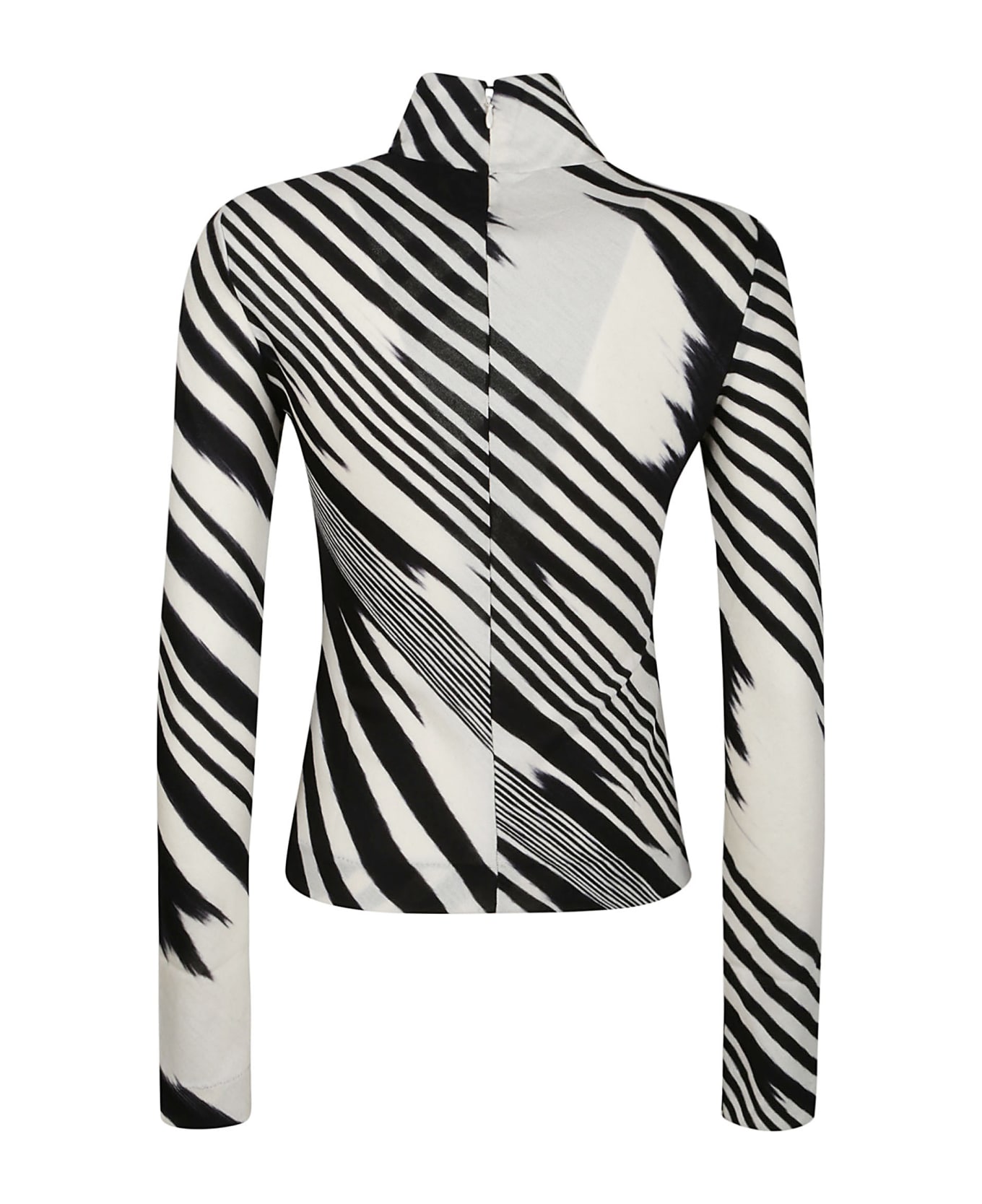 Missoni Turtle Neck Sweater - Black/white Space Dyed