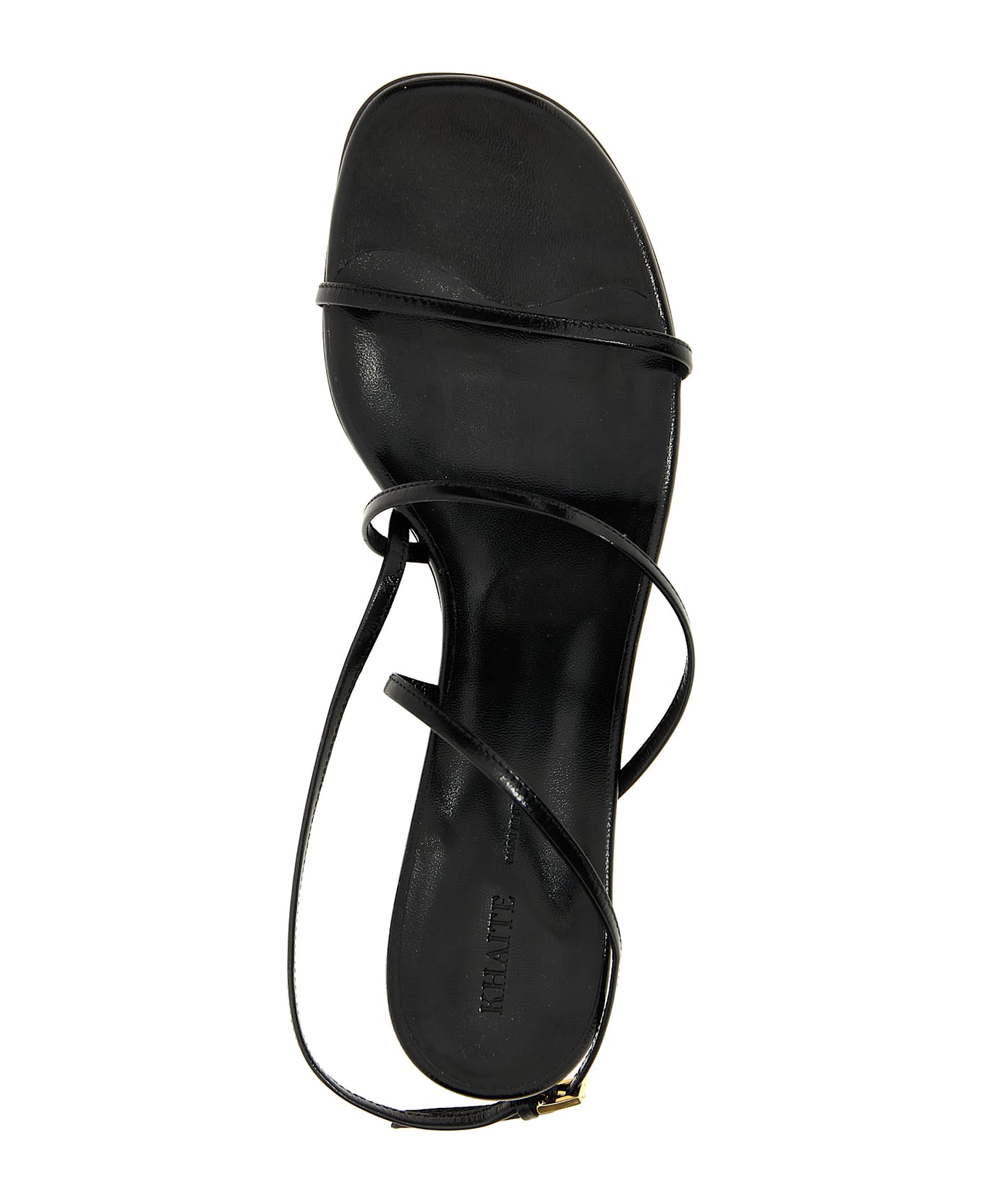 Khaite 
loop Kitten
 Sandals - Black
