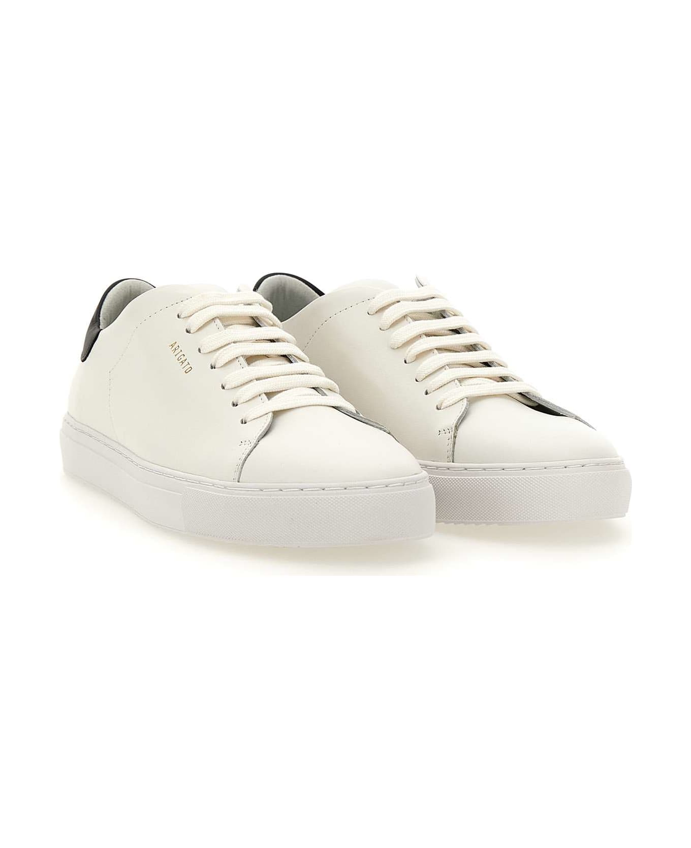 Axel Arigato 'clean 90 Contrast' Leather Sneakers - White Black