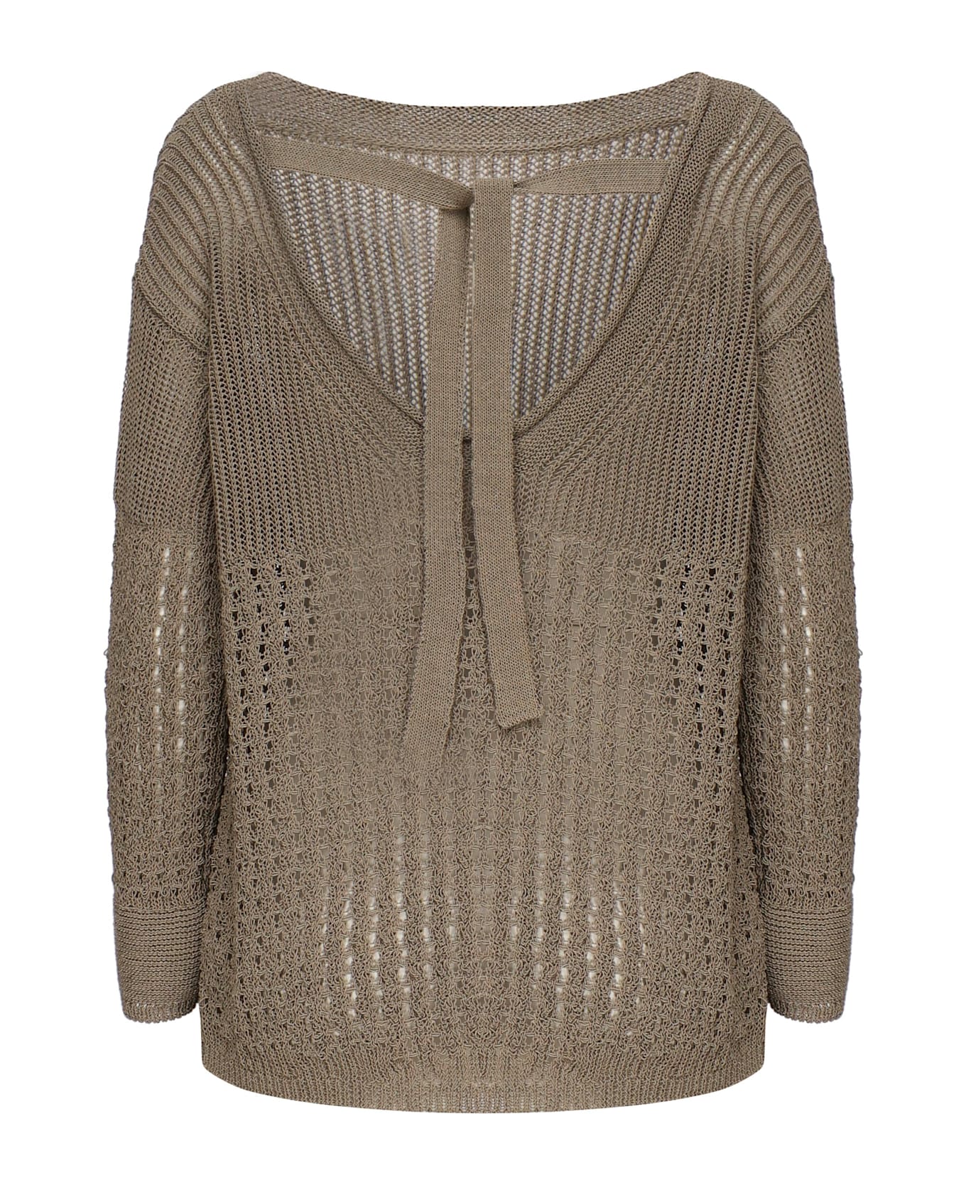 Max Mara Paggi Cotton Blend Pullover - Beige