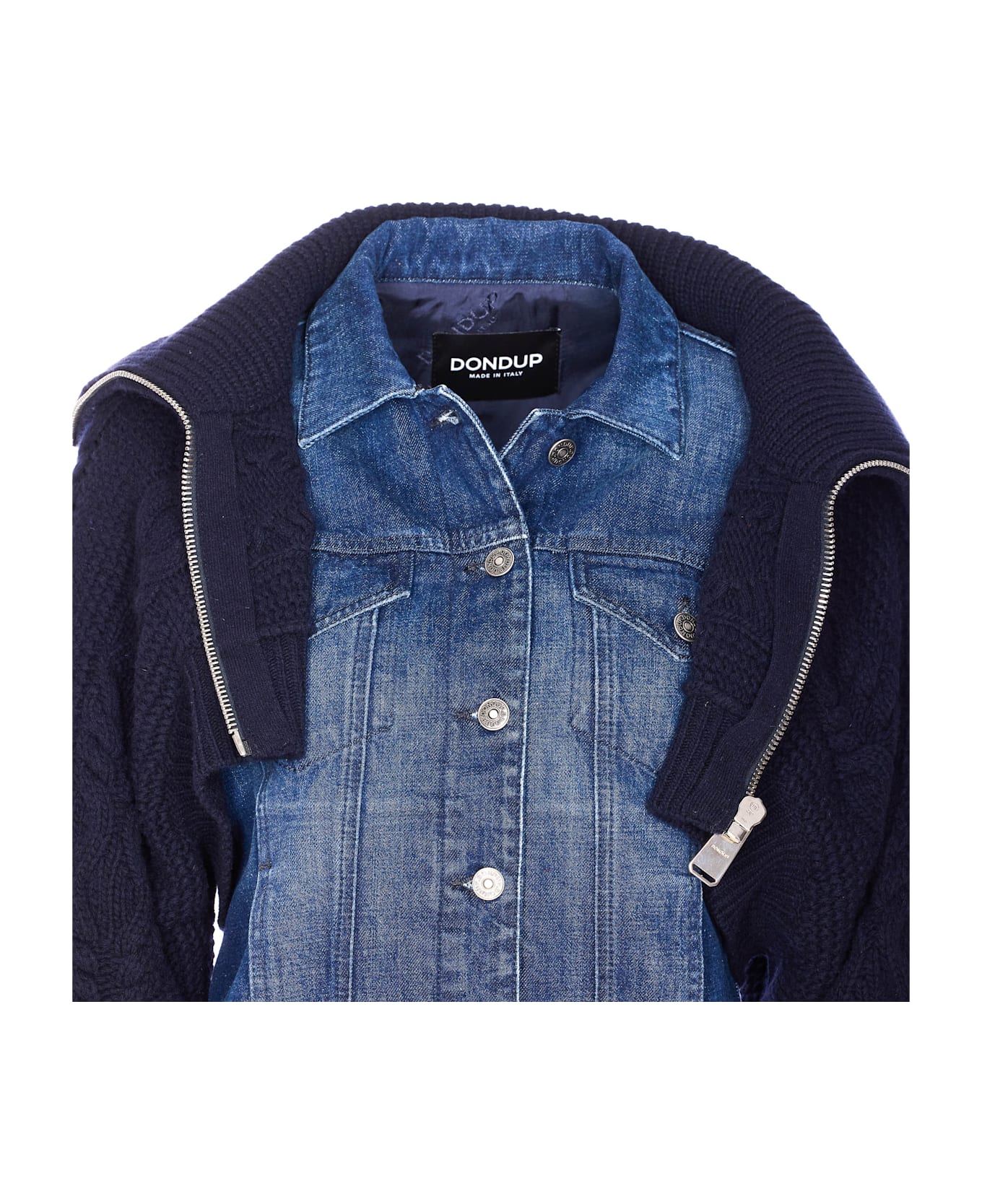 Dondup Denim Slim Jacket - Blue