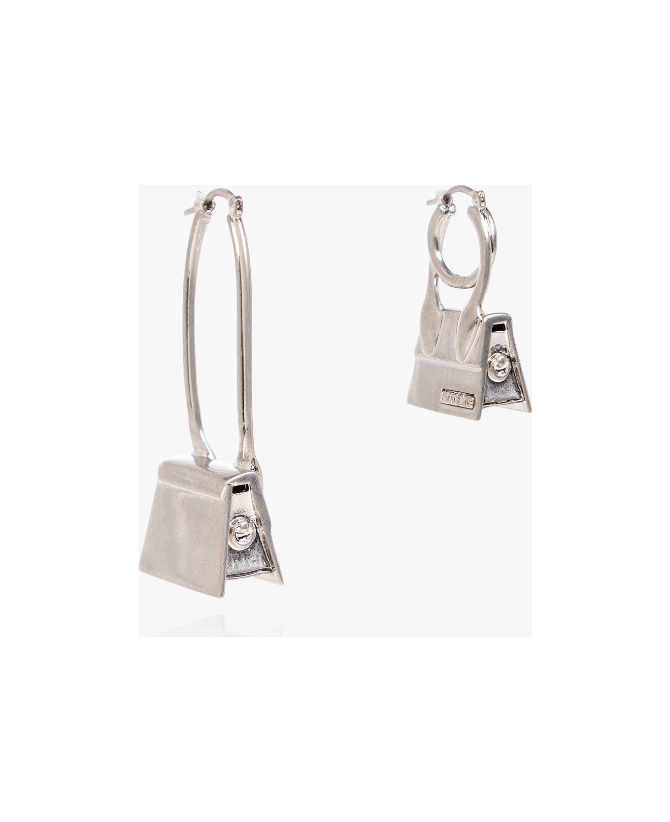 Jacquemus Chiquito Noeud Asymmetric Earrings - Silver