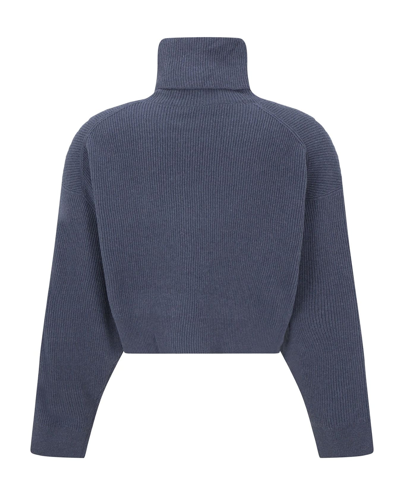 Brunello Cucinelli Turtleneck Sweater - Blue ニットウェア