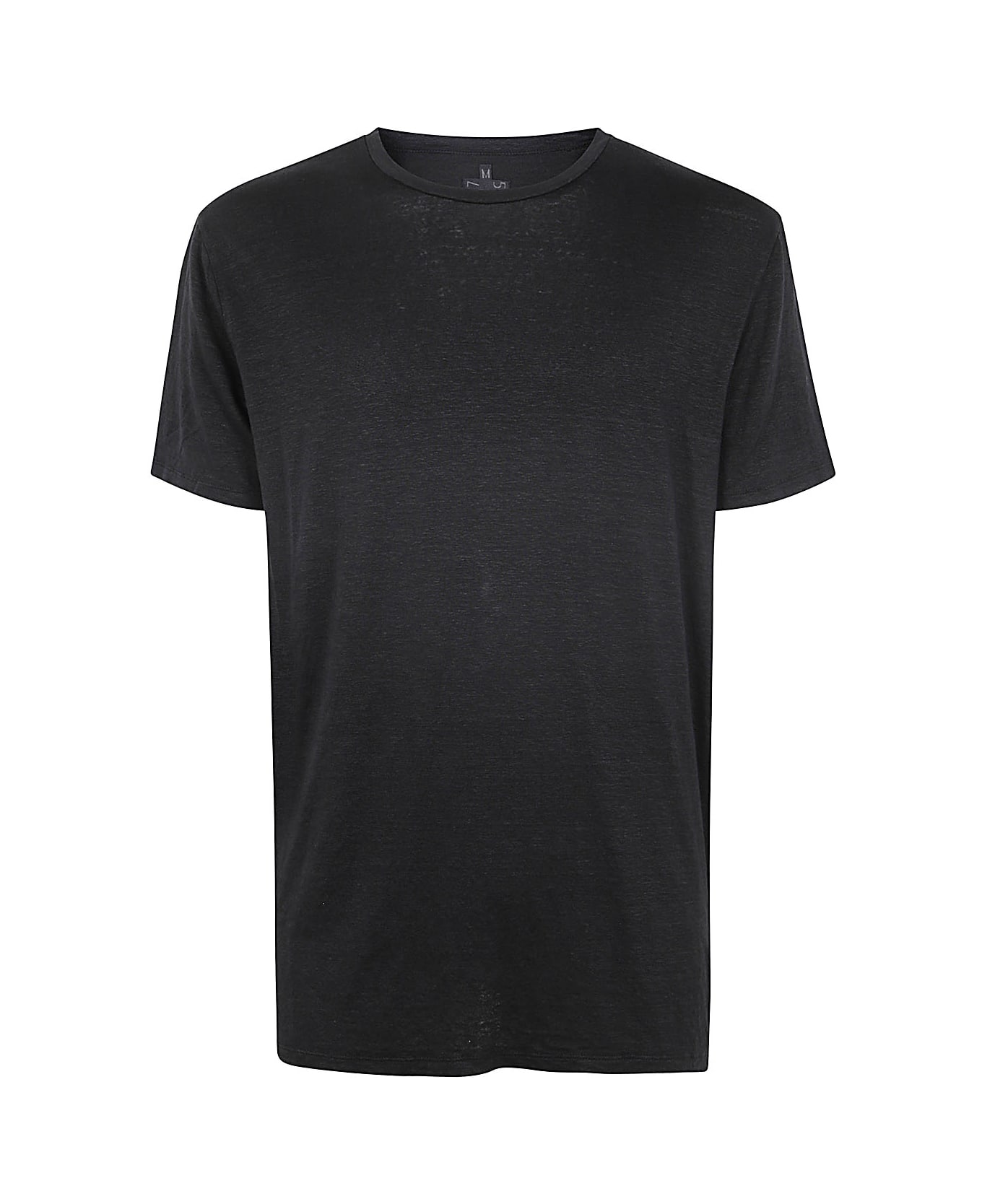 MD75 Linen T-shirt - Basic Black