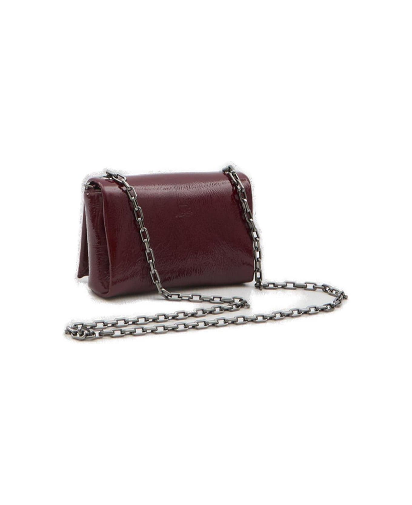 Christian Louboutin Loubi54 Foldover Top Shoulder Bag - Brown