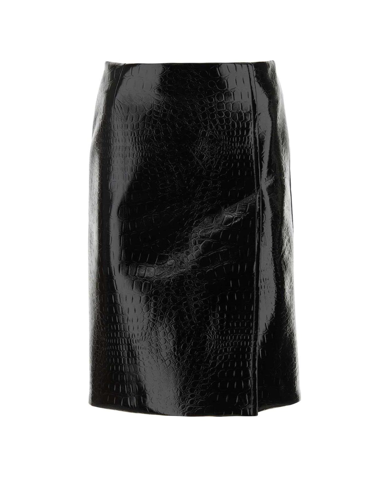 SportMax Zip Detailed High Waist Skirt - Black