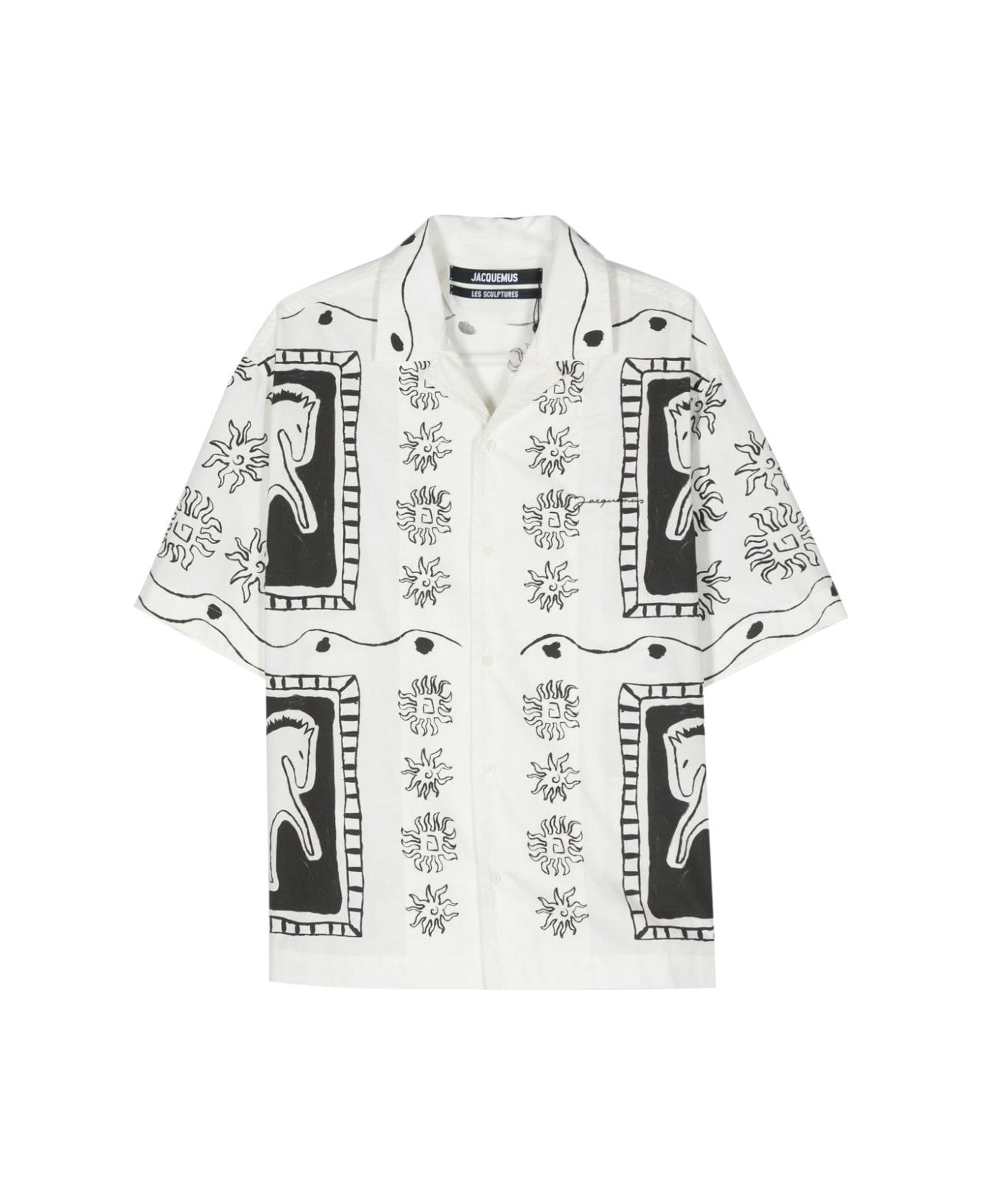 Jacquemus La Chemise Jean Shirt - Giorgio Armani buttoned shirt jacket