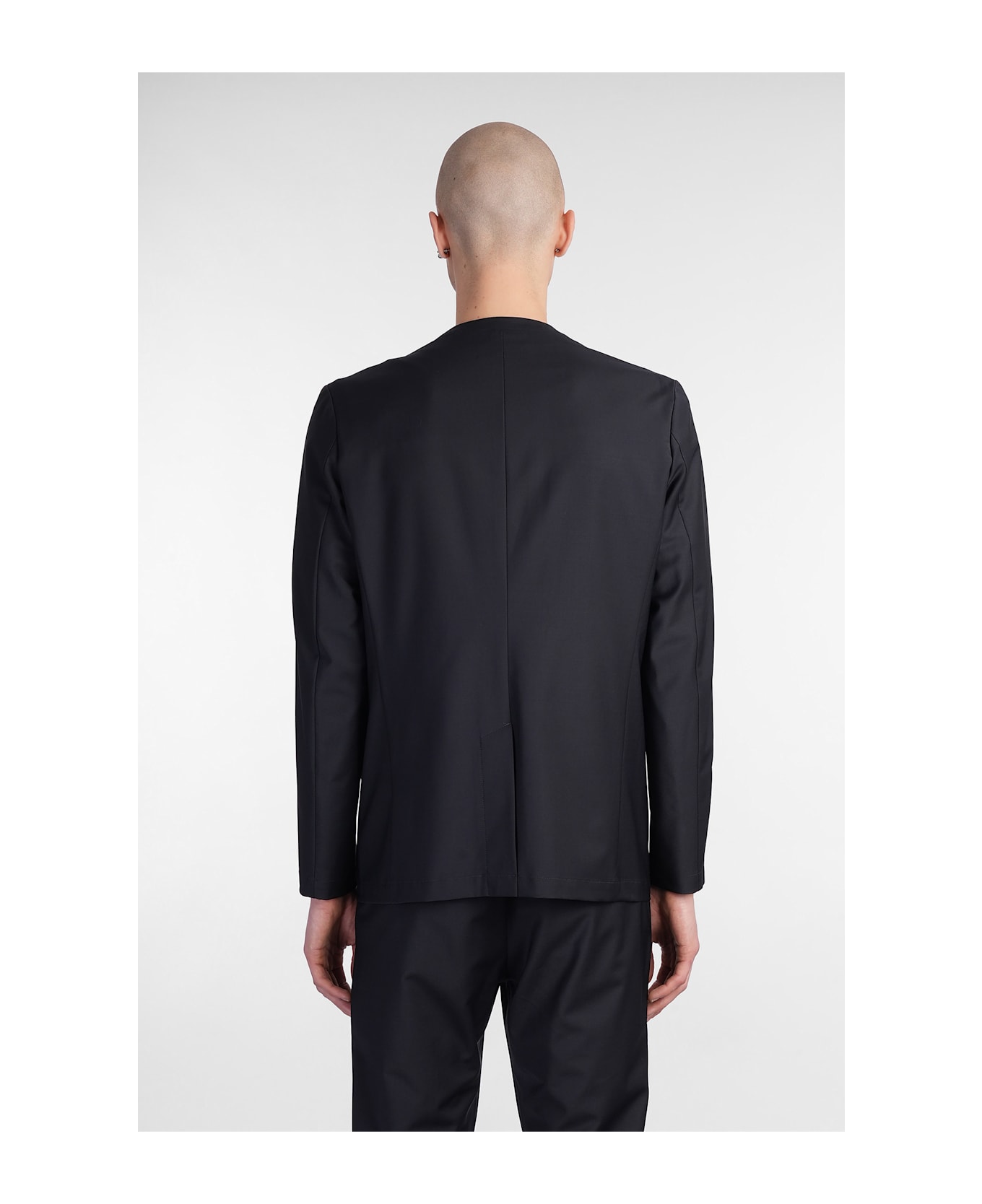 Attachment Blazer In Blue Polyester - blue