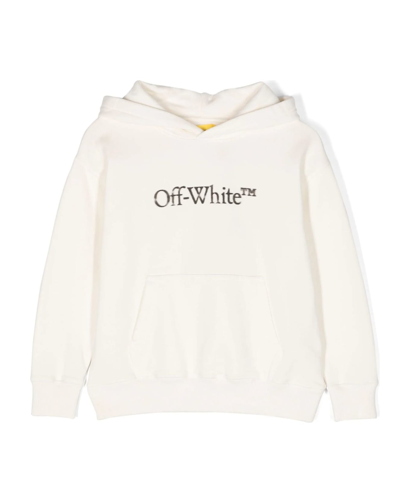 Off-White White Cotton Hoodie - Off White