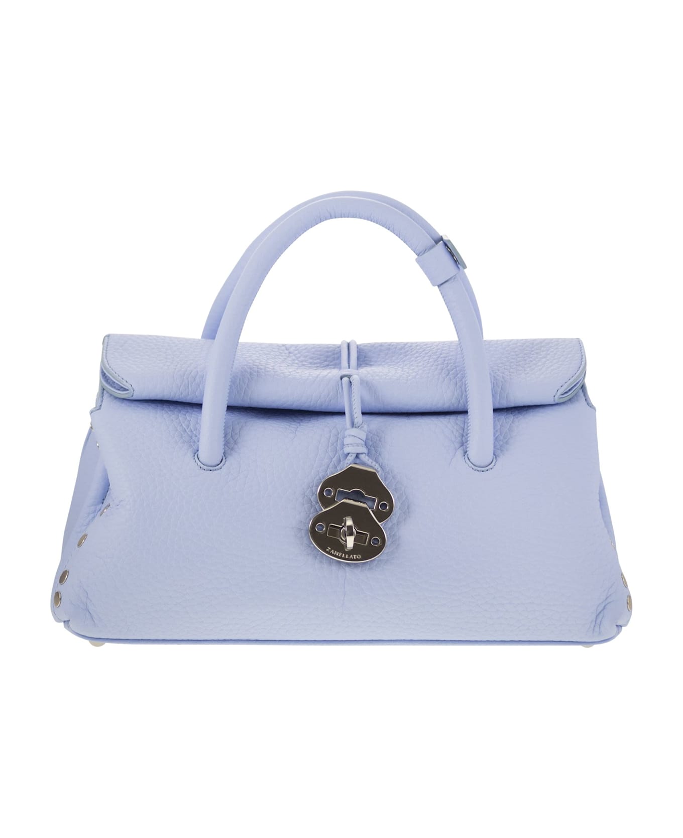 Zanellato Dotta - Grained Leather Bag S - Light Blue