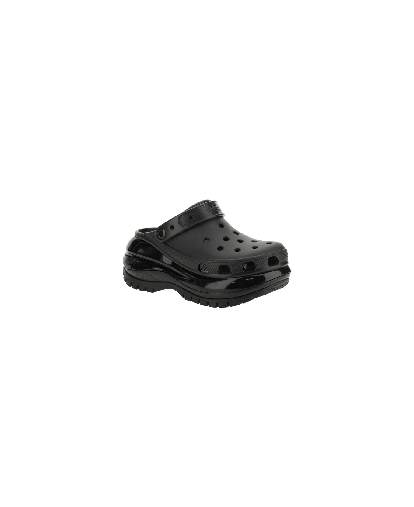 Crocs Classic Mega Crush Sandal - BLACK