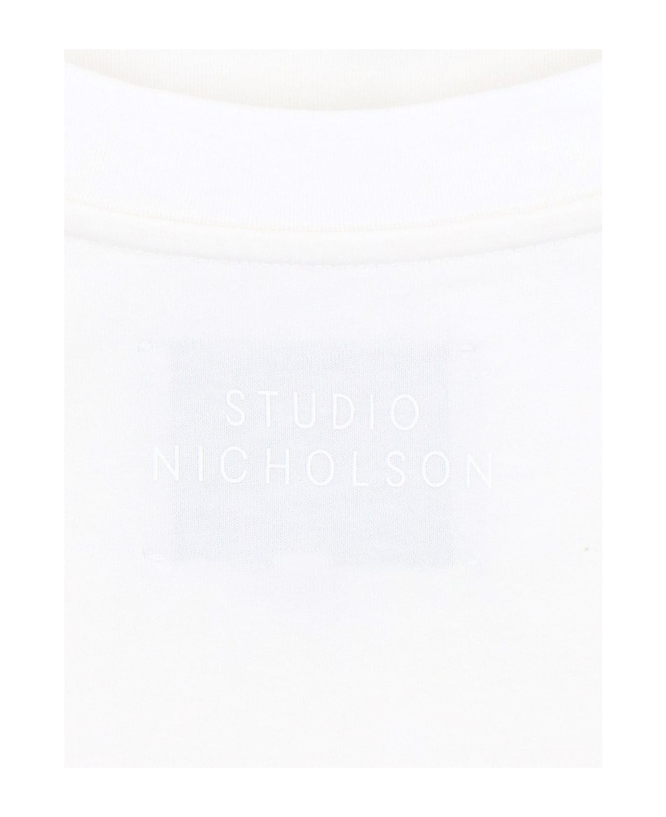 Studio Nicholson Oversize T-shirt - WHITE シャツ