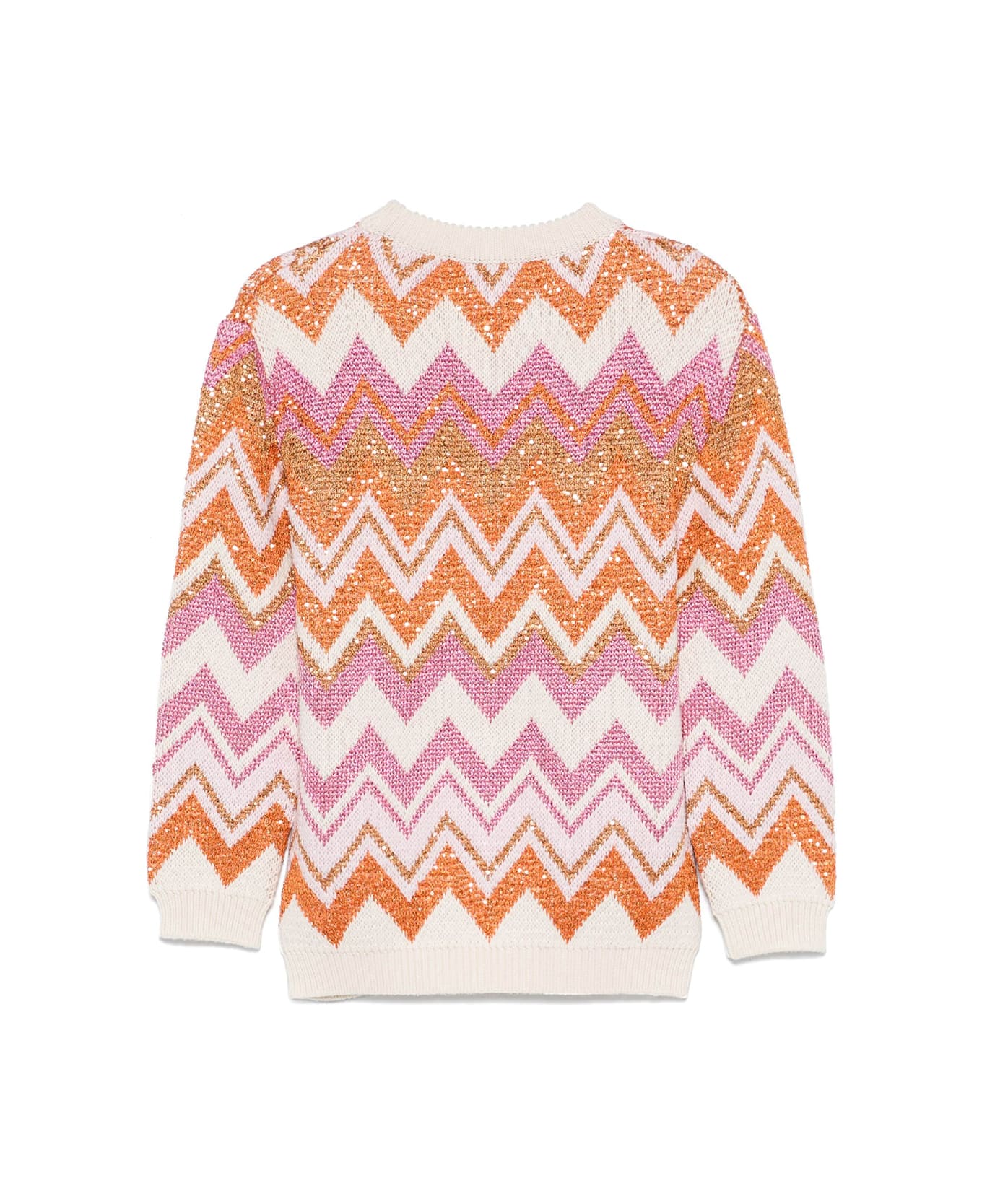 Missoni Kids Sweater With Chevron Pattern