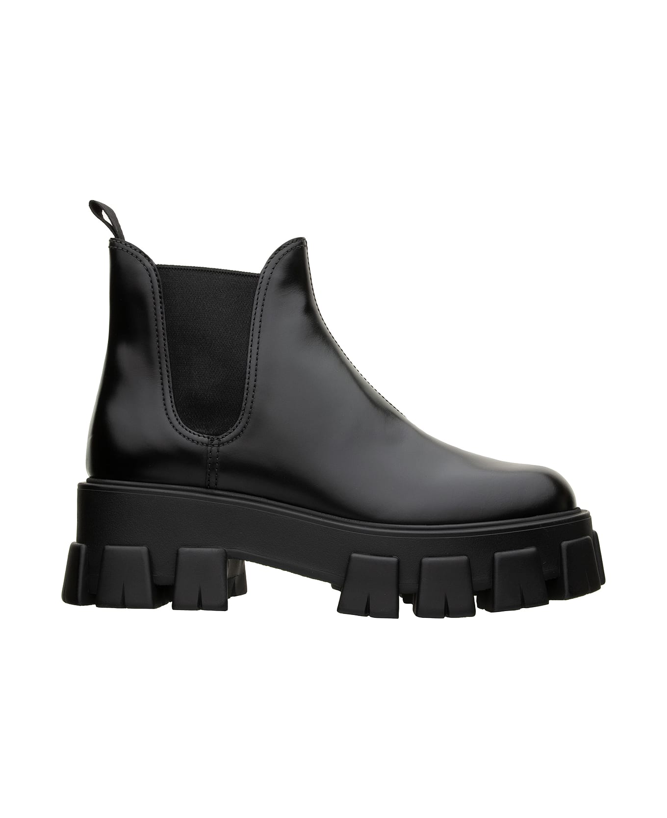 Prada Prada Chunky Sole Ankle Boot - BLACK
