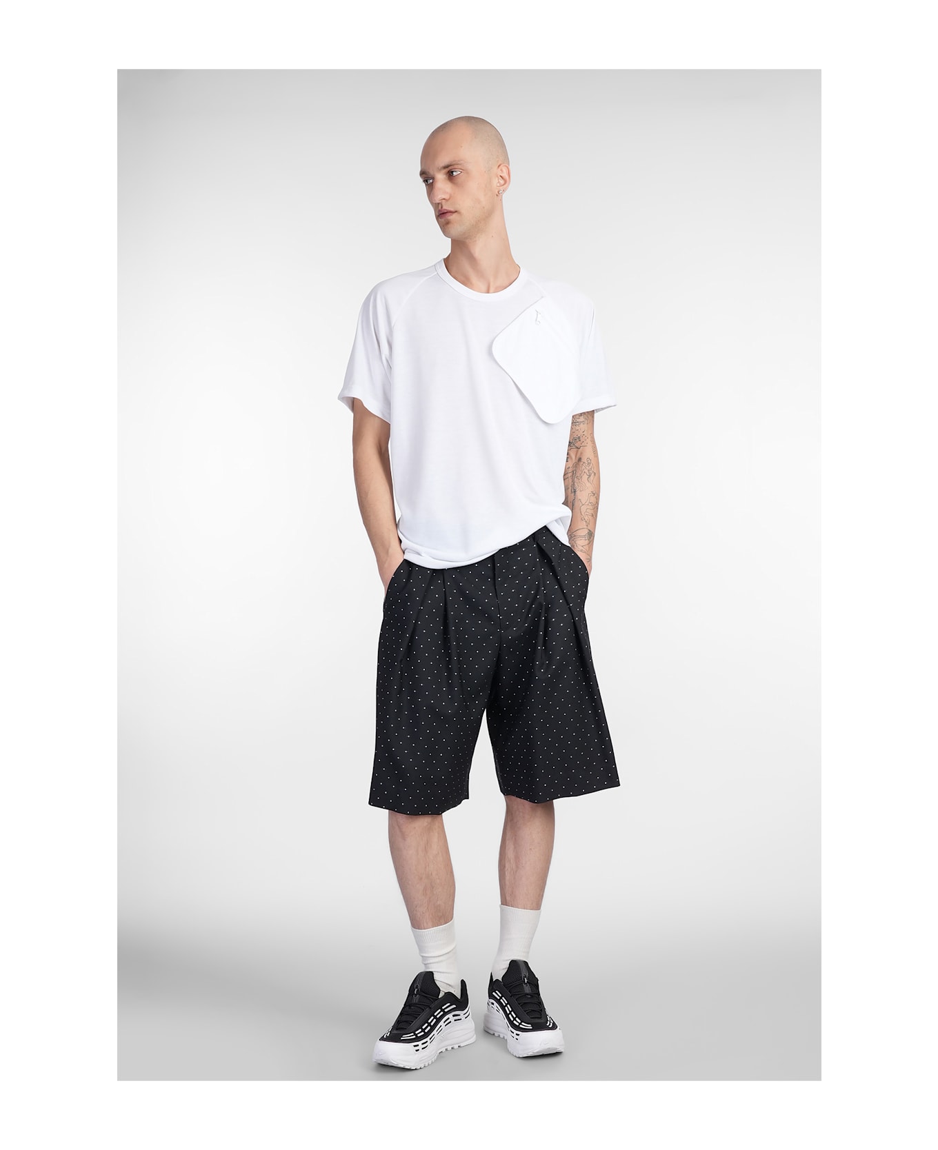 Comme Des Garçons Homme Plus T-shirt In White Polyester - white